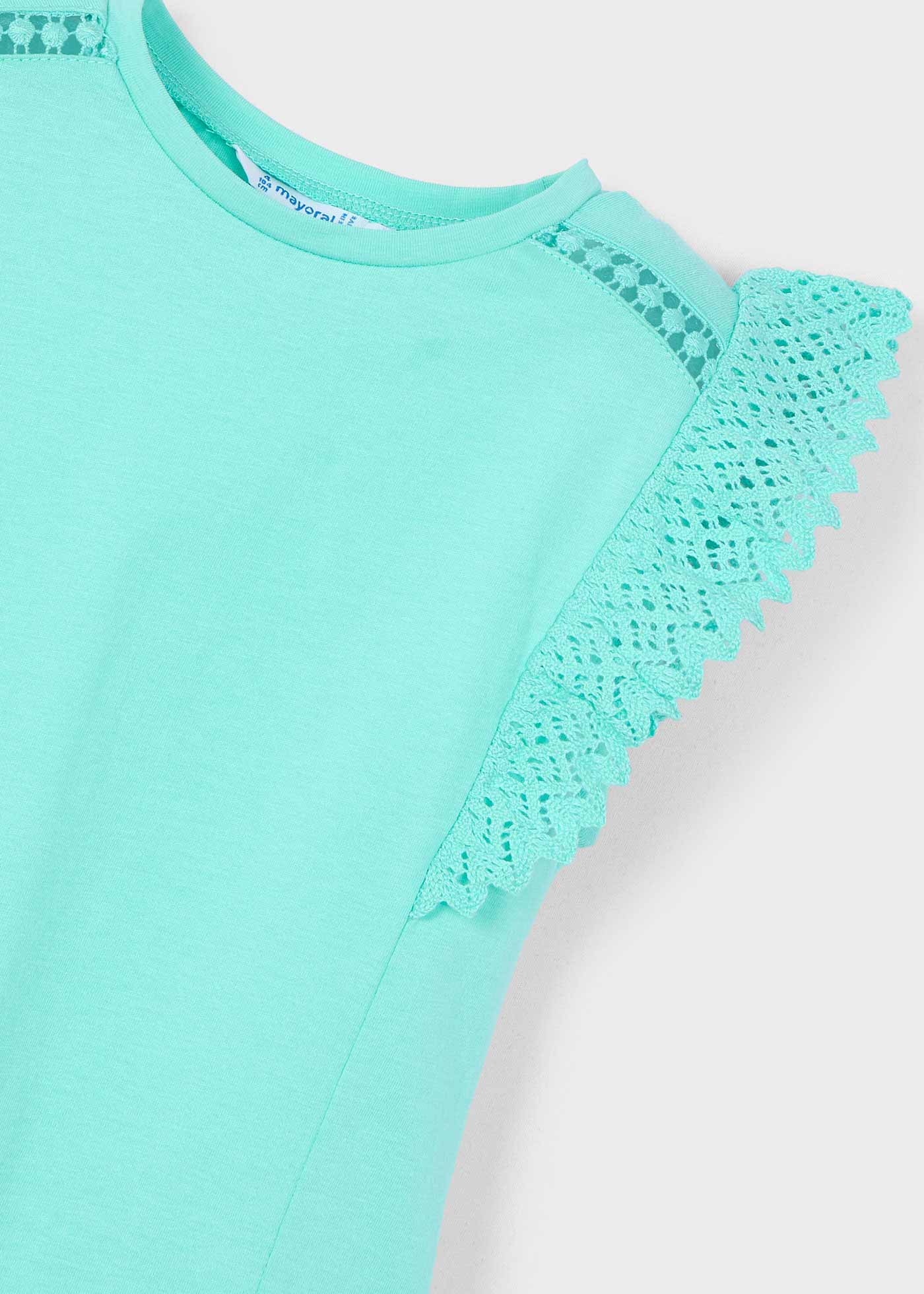 Girl crochet detail top