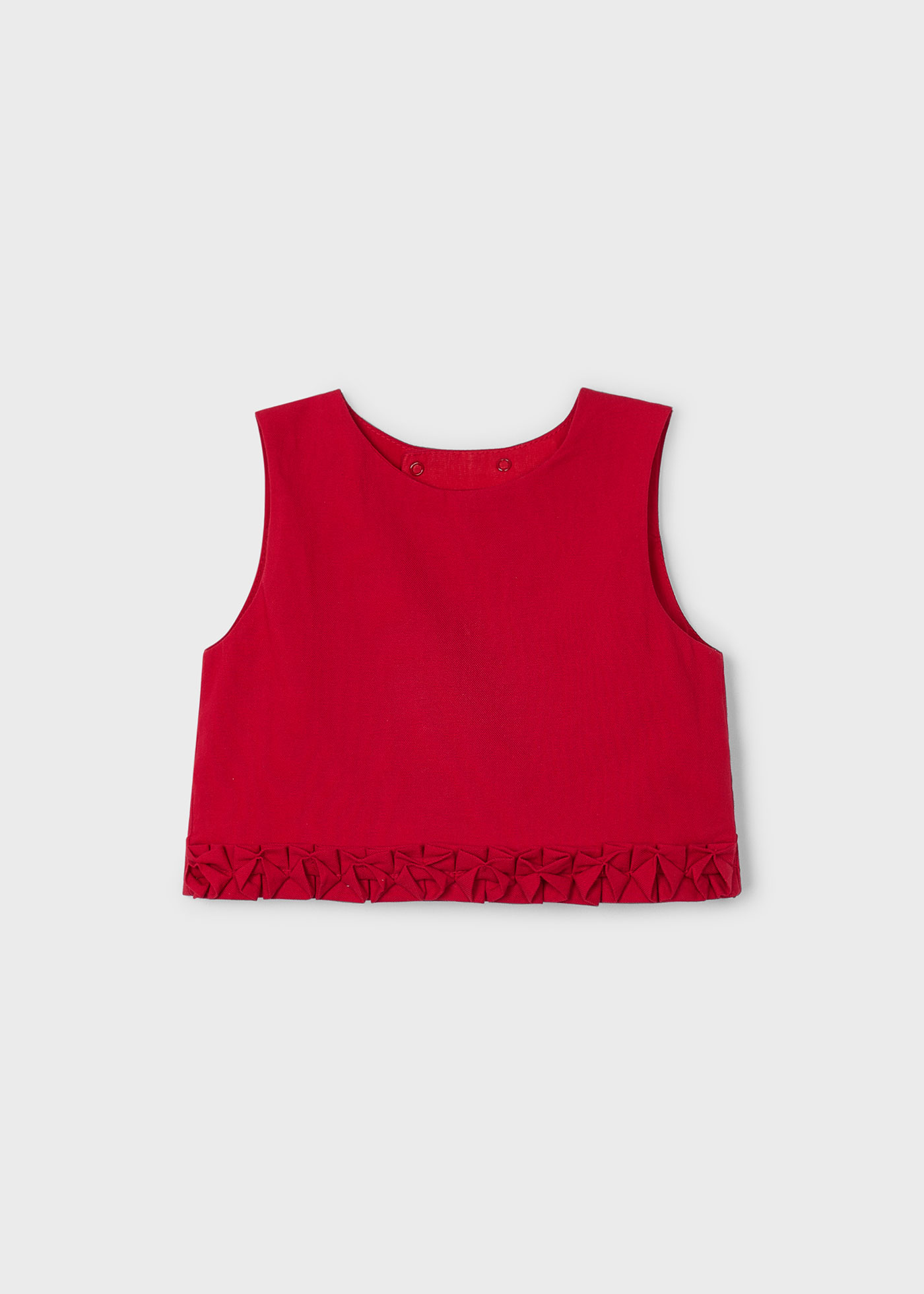 Girl Pleated Detail Top