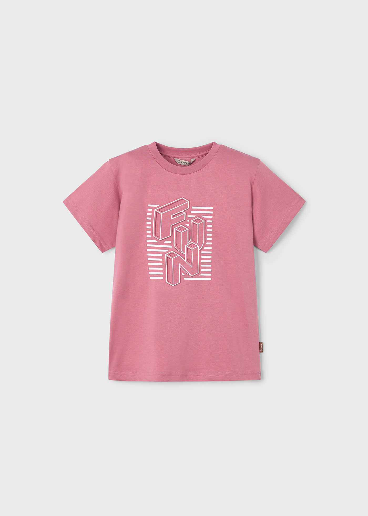 Boy Embossed Text T-Shirt