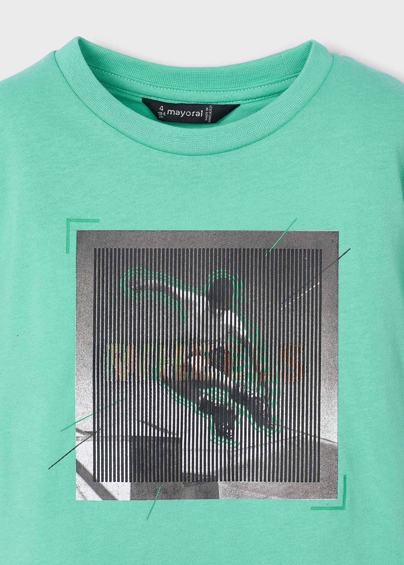 Camiseta estampado lenticular niño