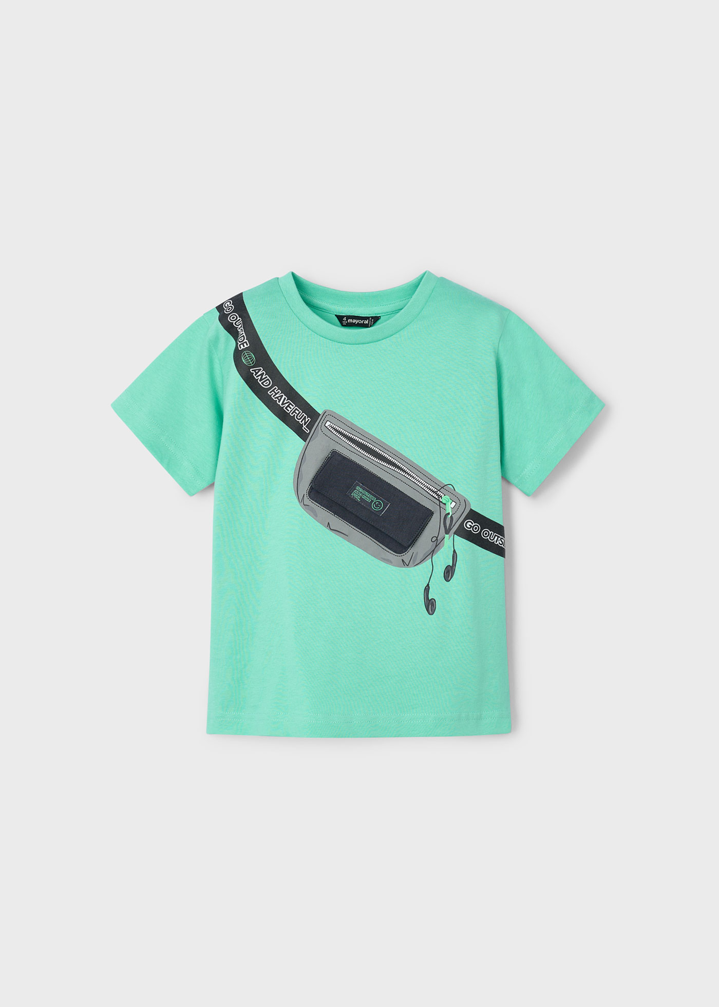 Boy bag print t-shirt