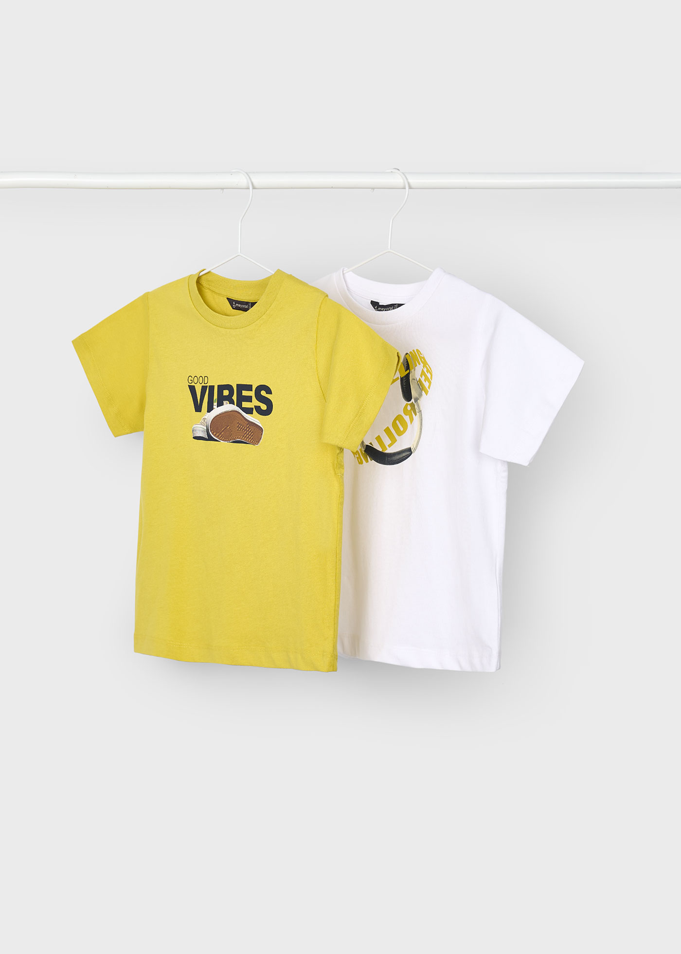 Pack 2 T-shirts estampadas menino