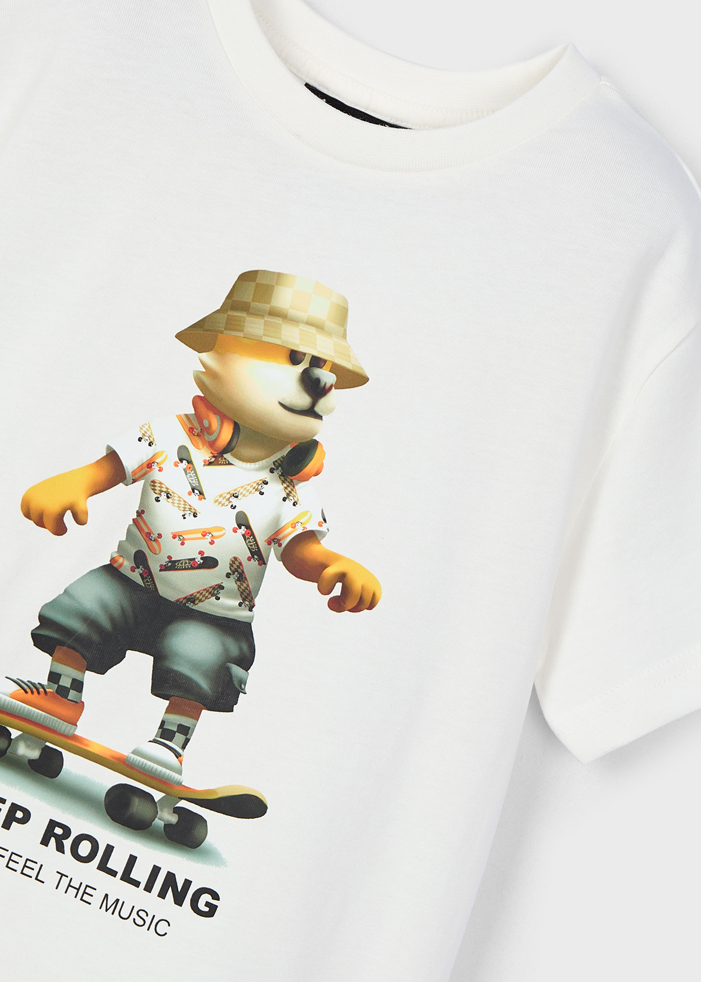 Boy Animal Skateboard T-Shirt