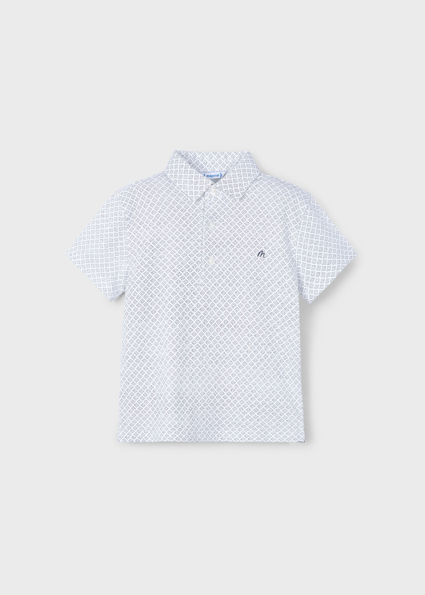 Polo estampado geométrico menino
