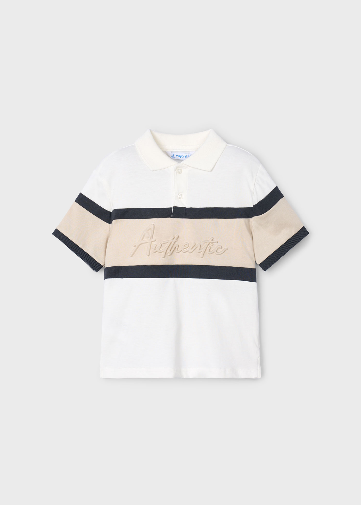 Polo bloque color niño
