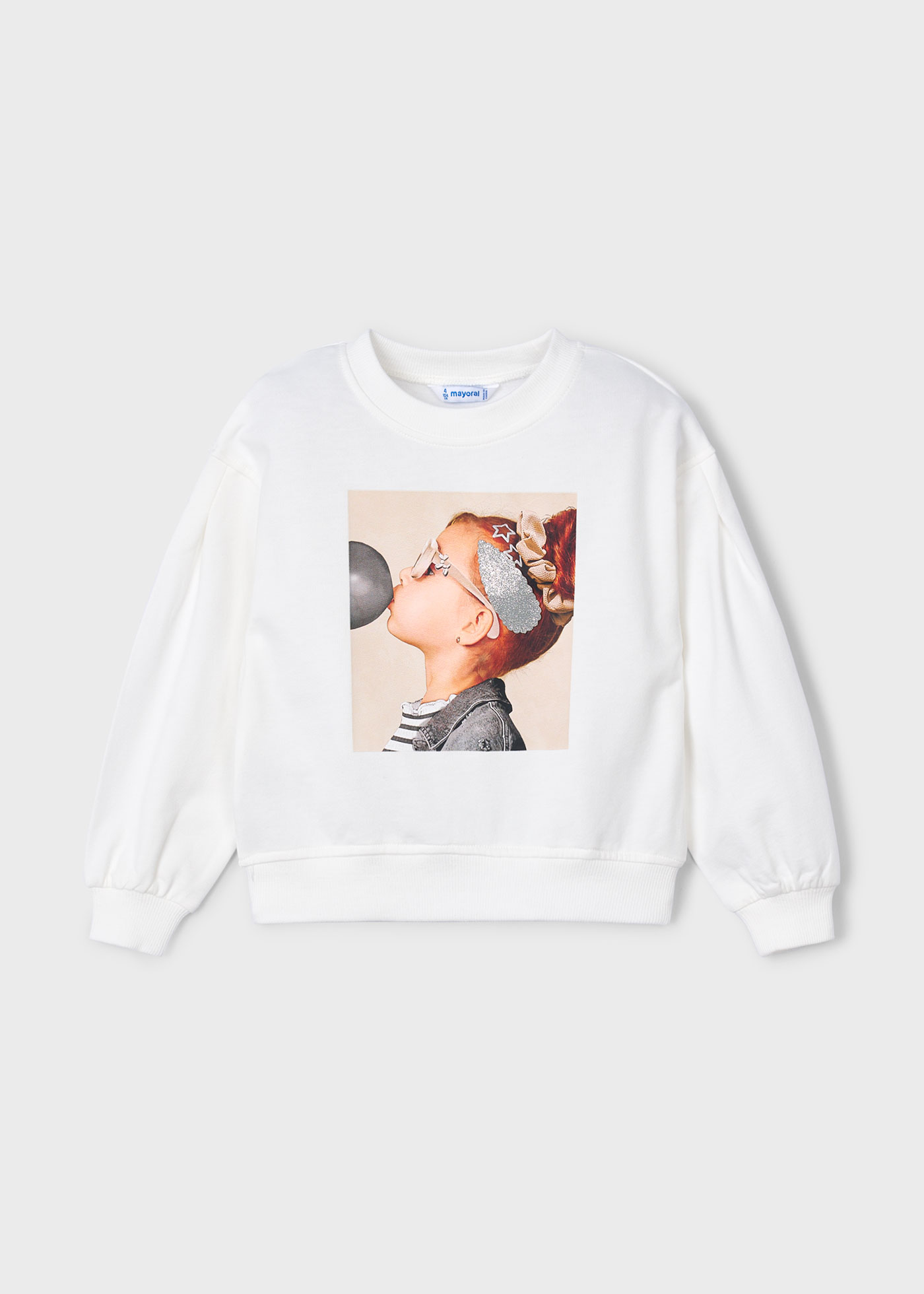 Bluza ze spinką dla dziewczynki