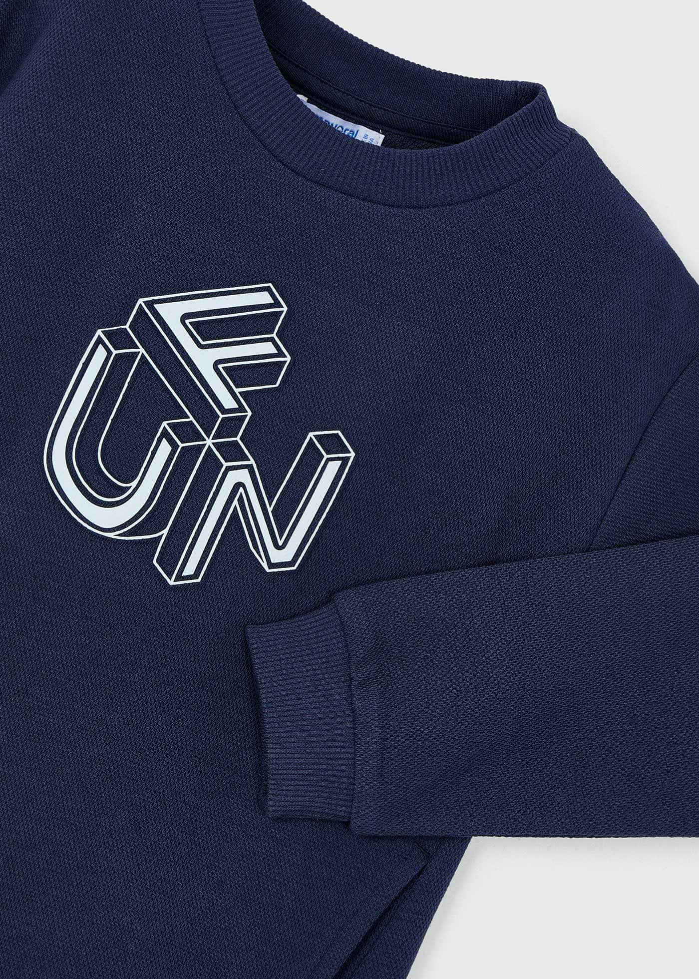 Boy Embossed Sweatshirt