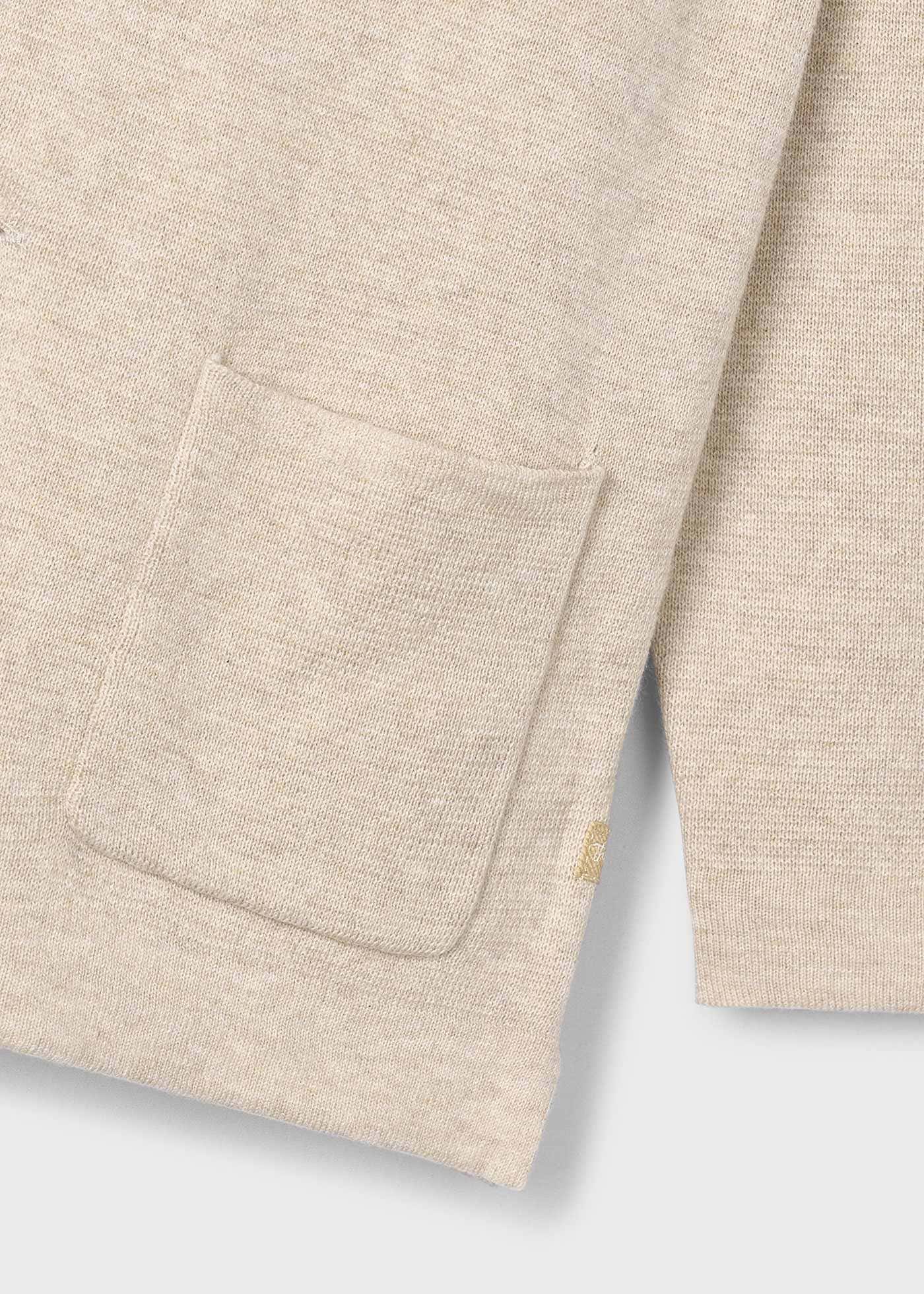 Giacca bavero tricot bambino