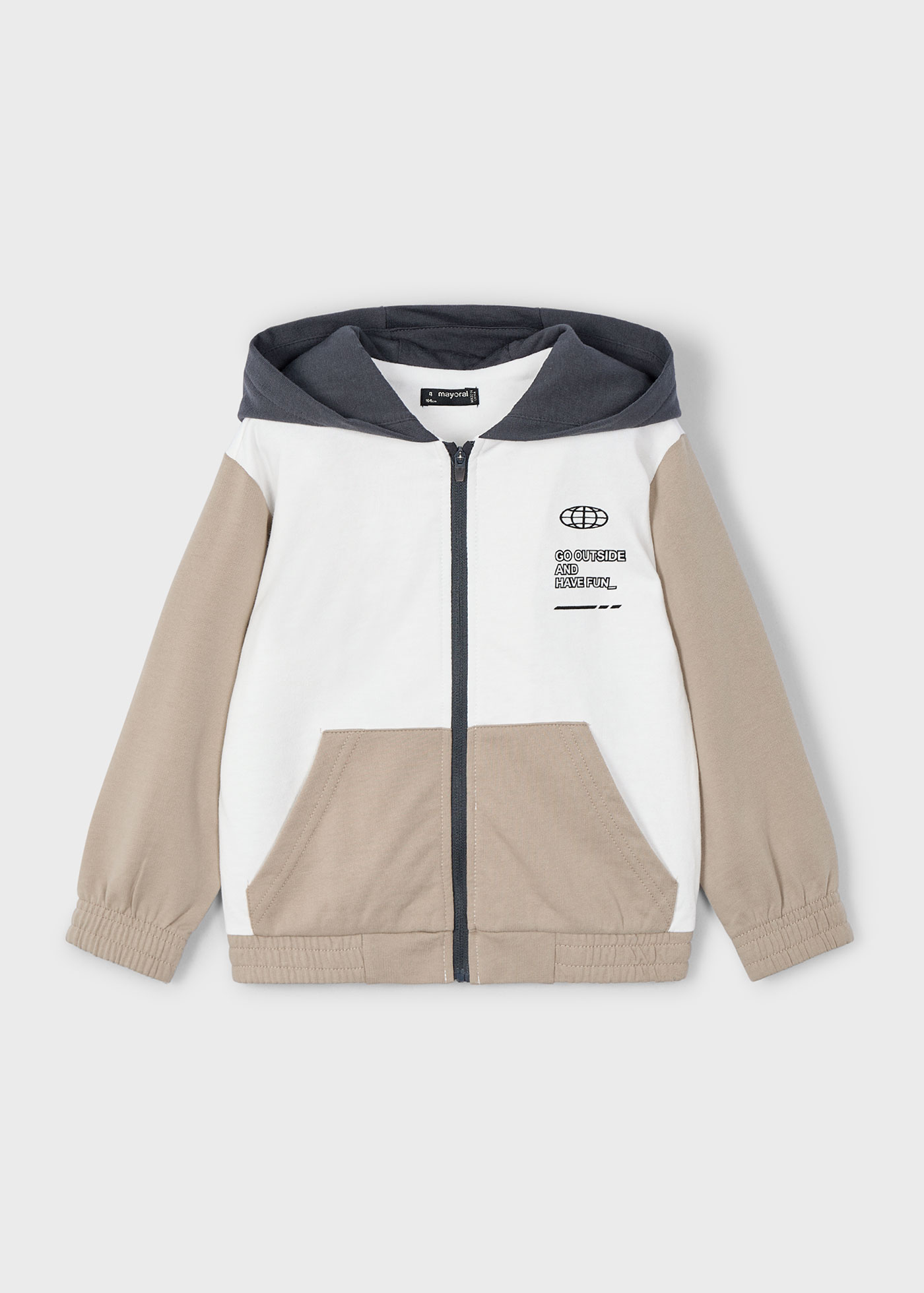 Sweatjacke Blockfarben Jungen