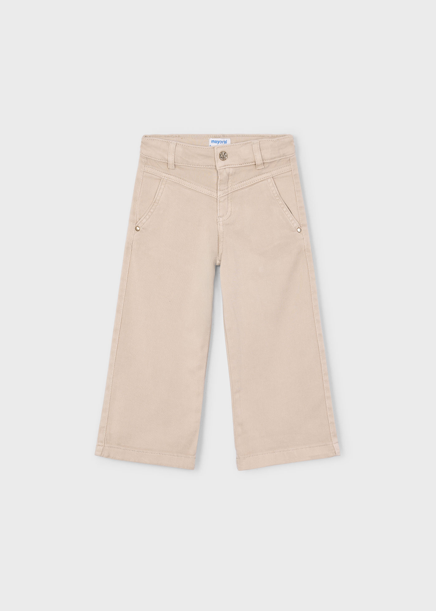 Pantalon ample en sergé fille