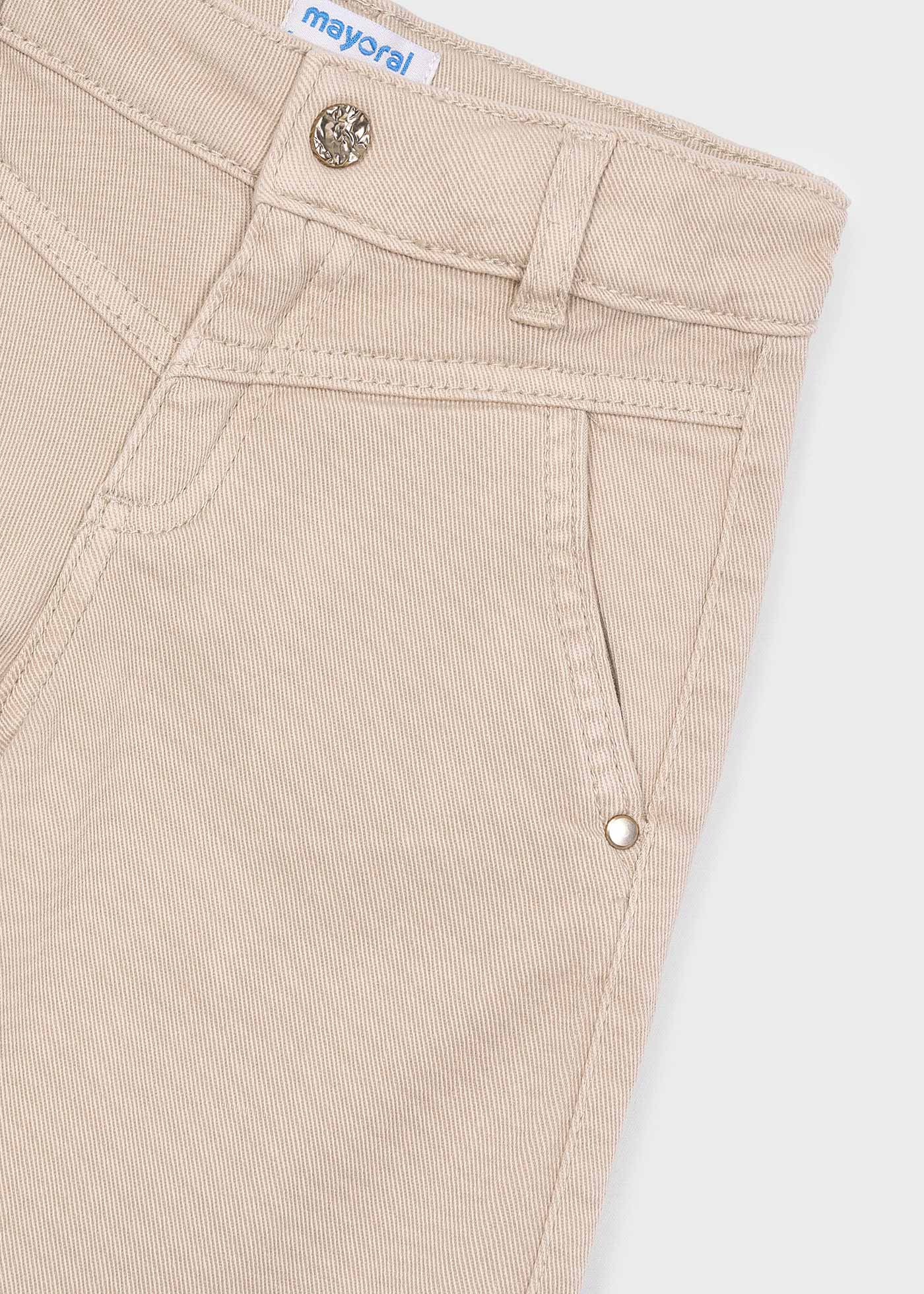 Girl wide fit twill trousers