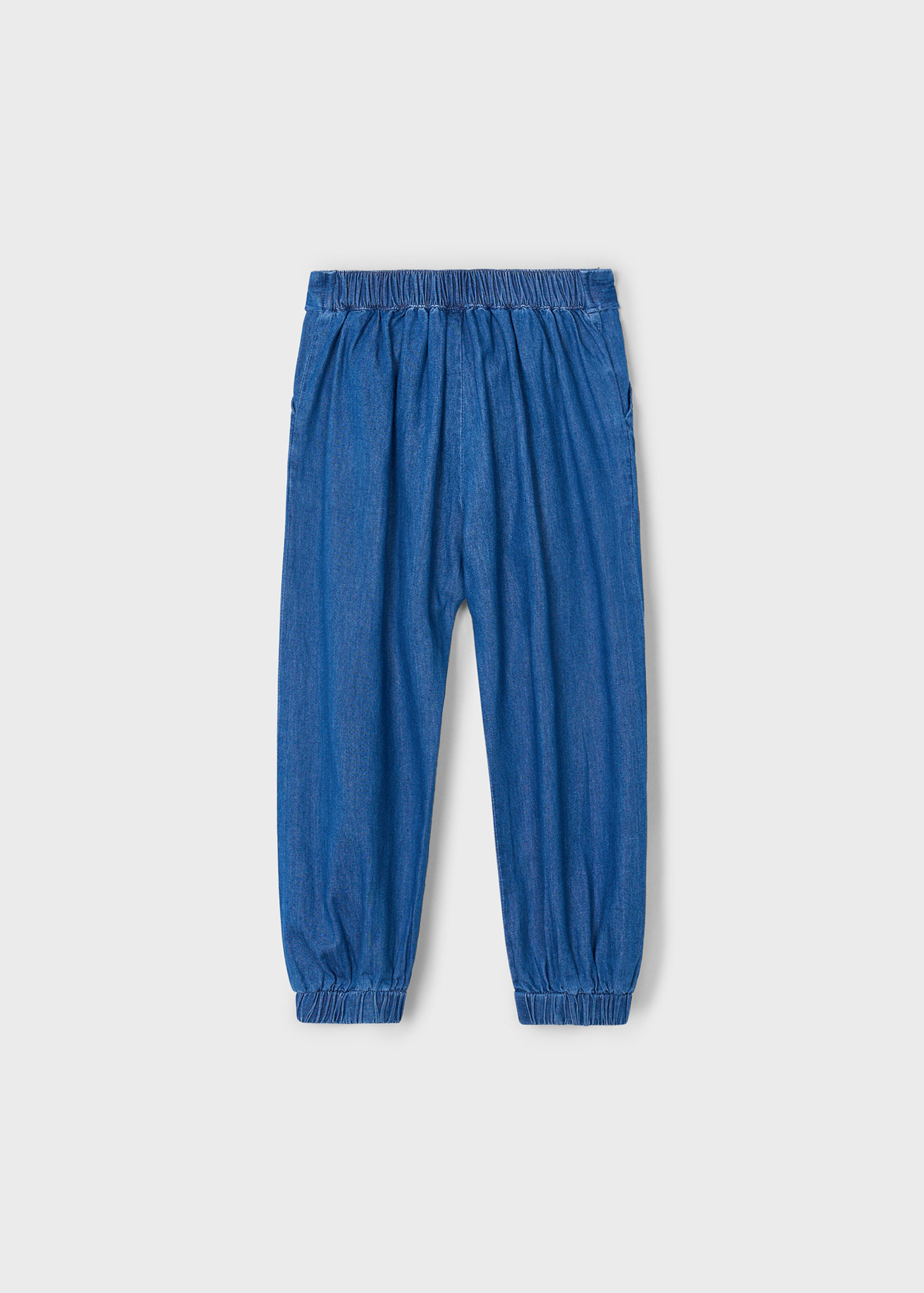 Girl flowy balloon trousers