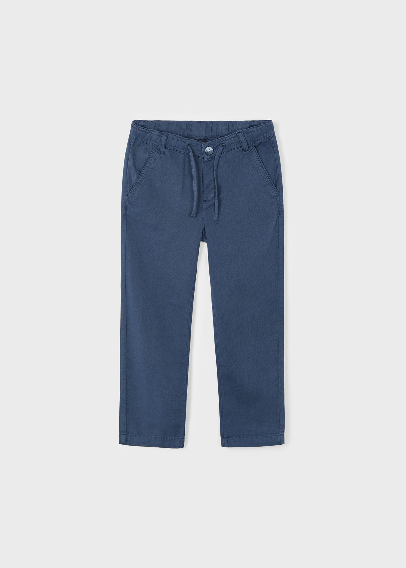 Boy Linen Pants with Drawstring