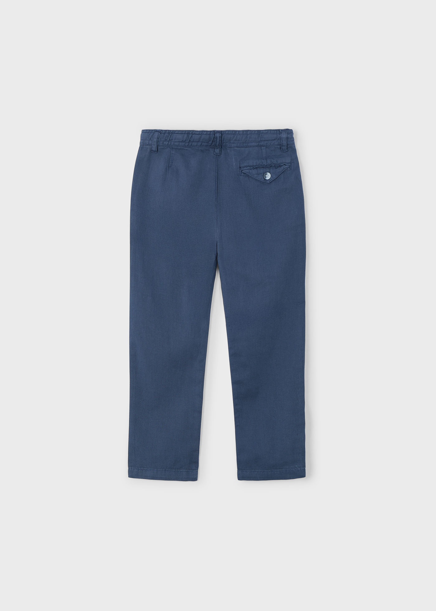 Boy Linen Pants with Drawstring