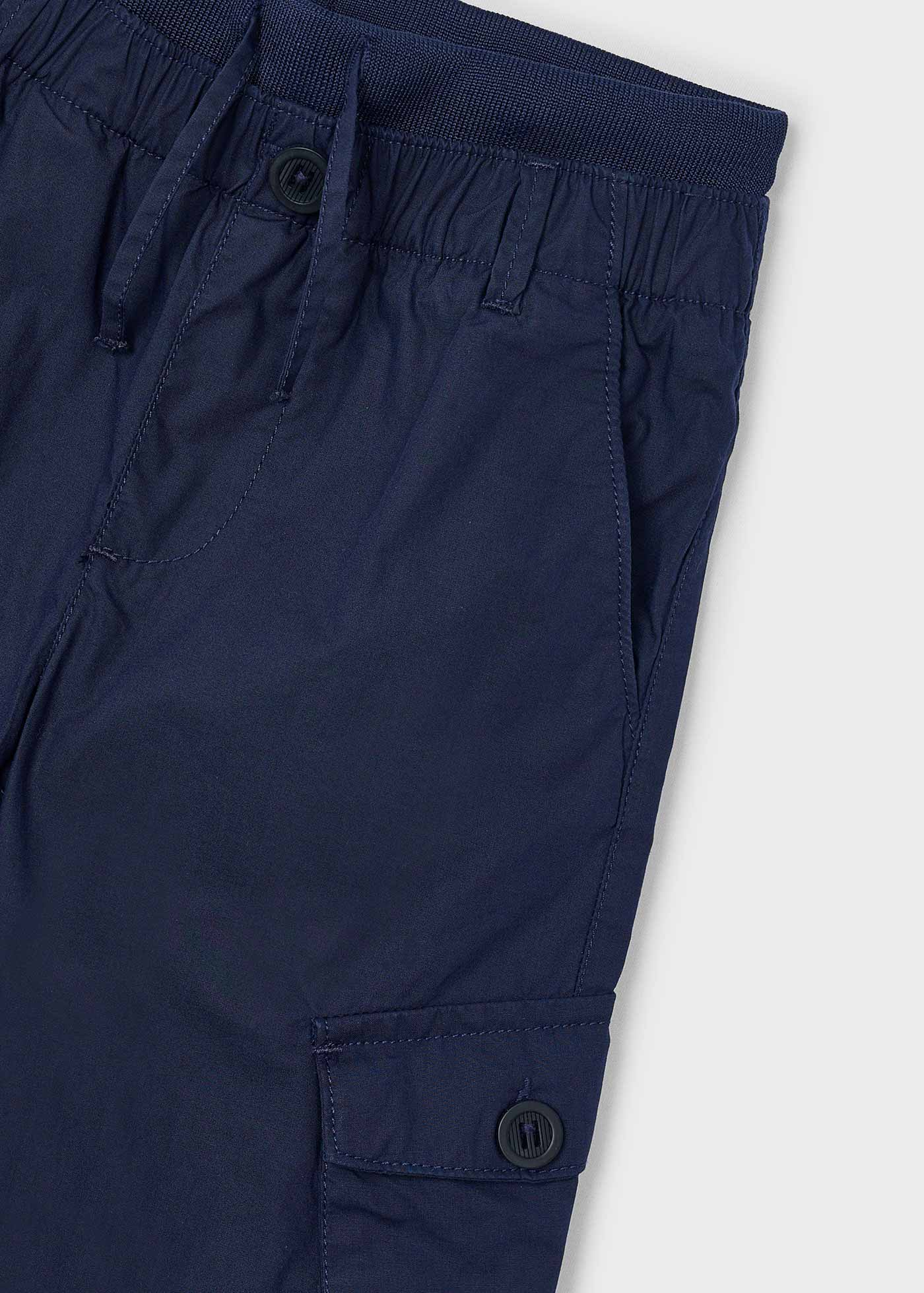 Boy trousers with drawstring