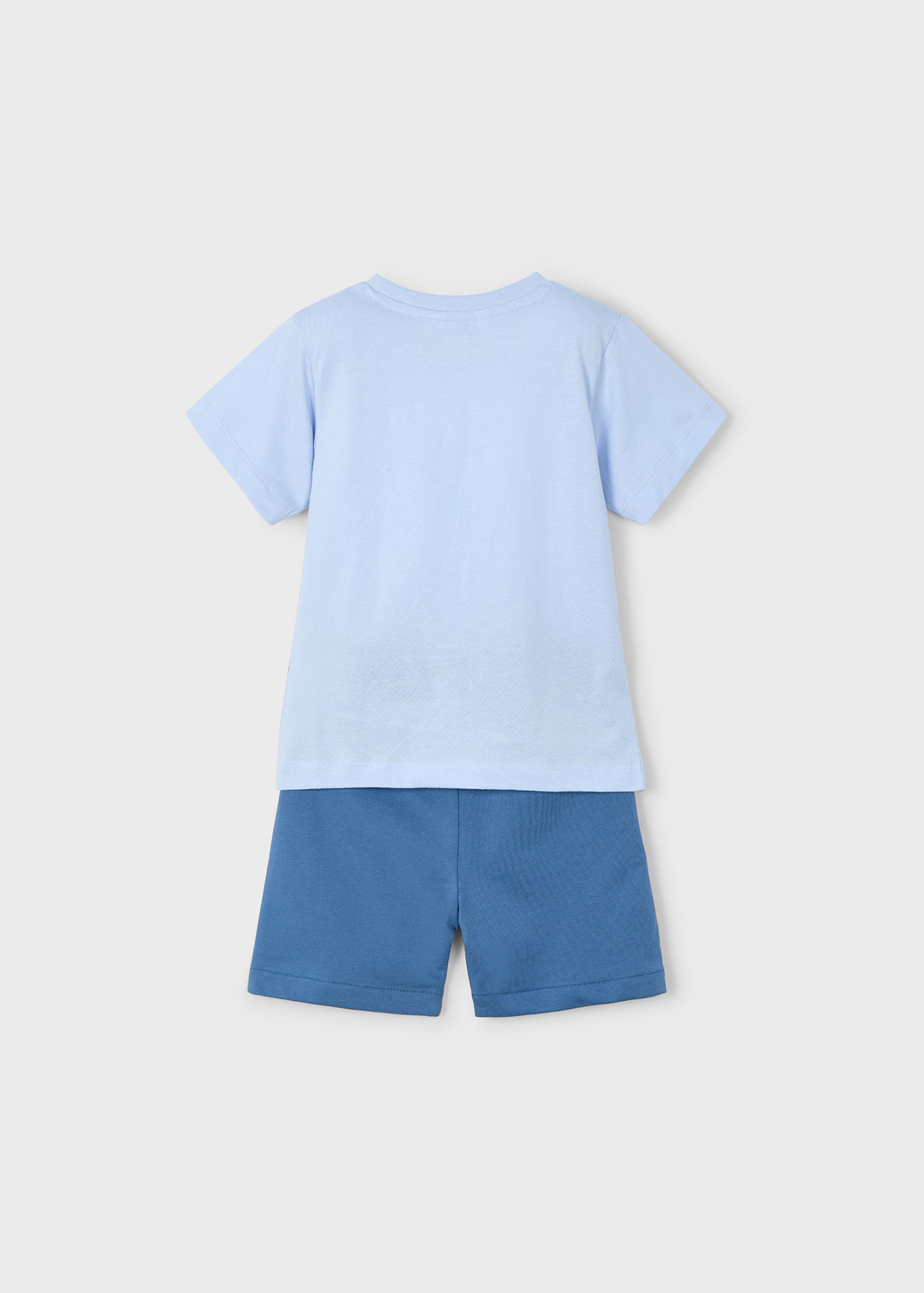 Completo pantaloncino e maglietta tartaruga bambino