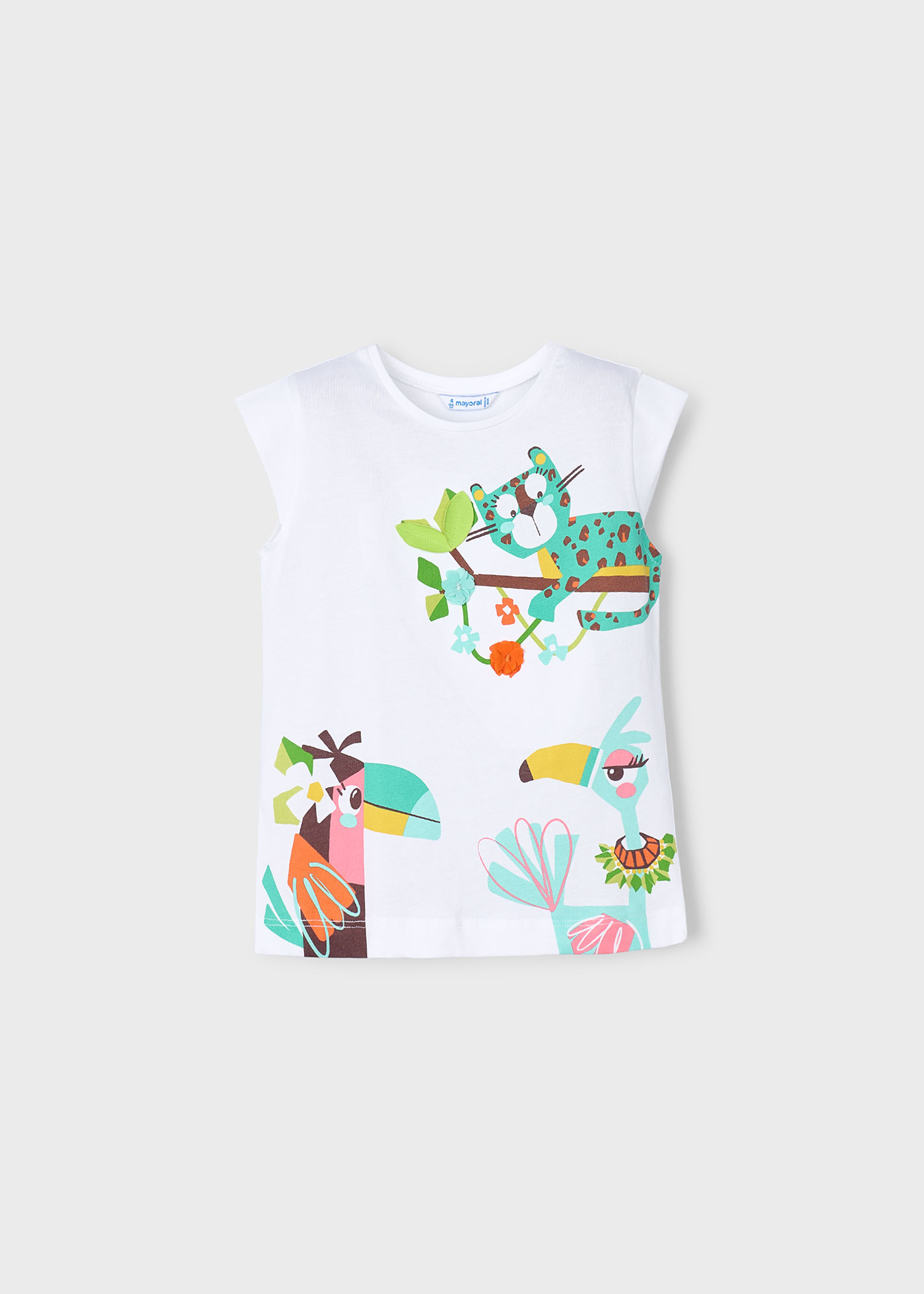 Completo 3 pezzi animali bambina