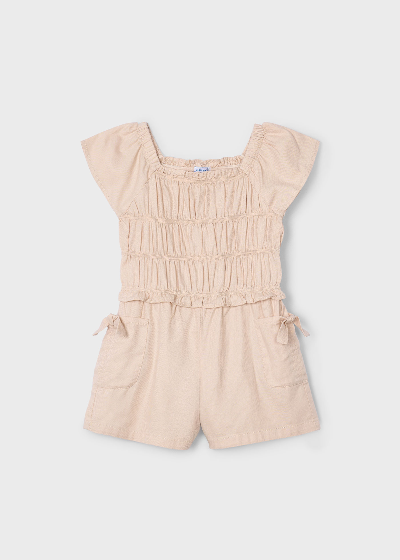 Girl Ruched Romper