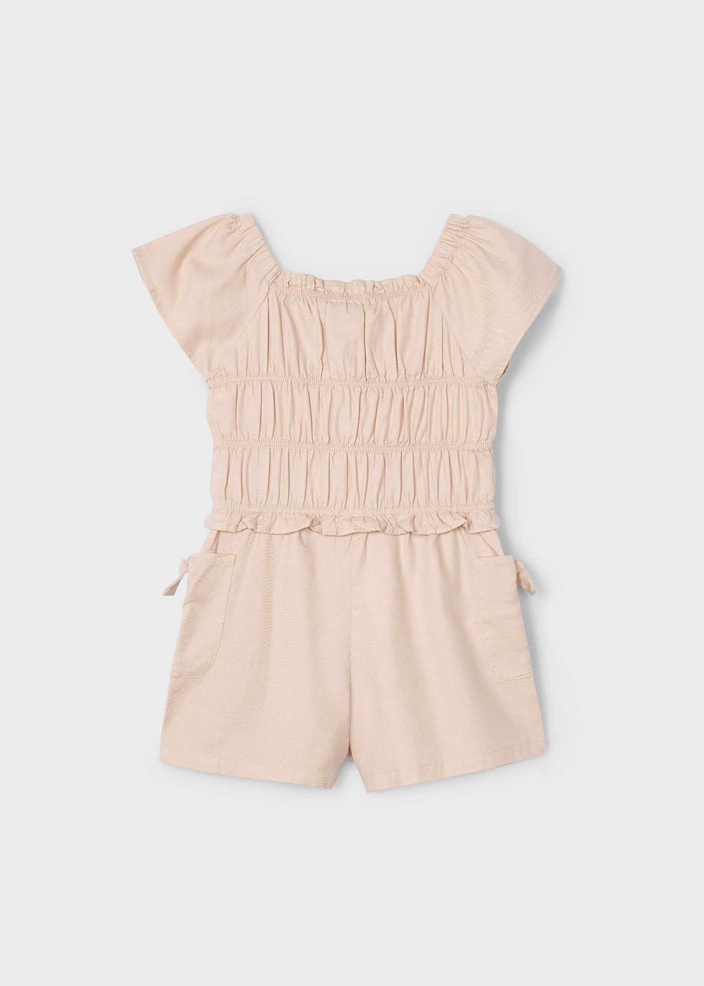 Girl Ruched Romper