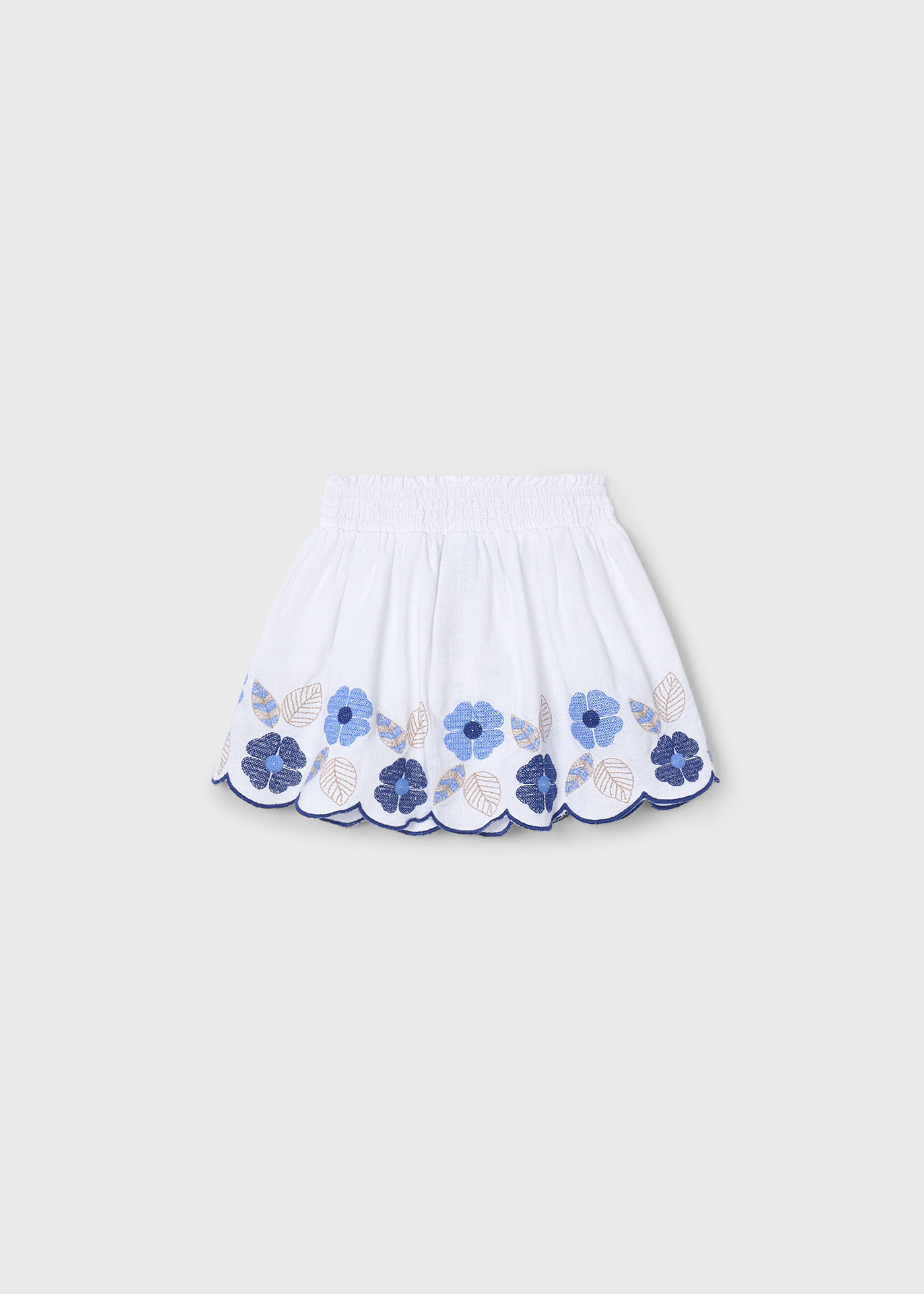 Girl embroidered skirt