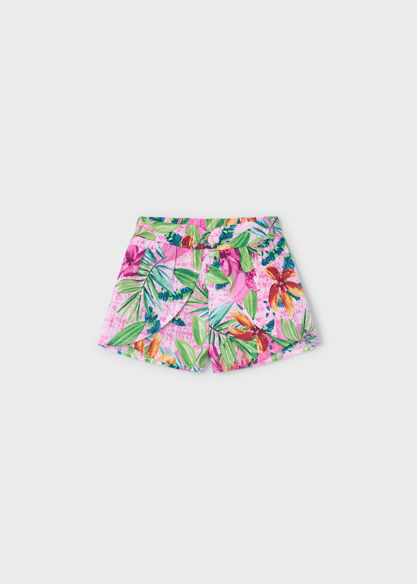 Falda pantalón tropical niña