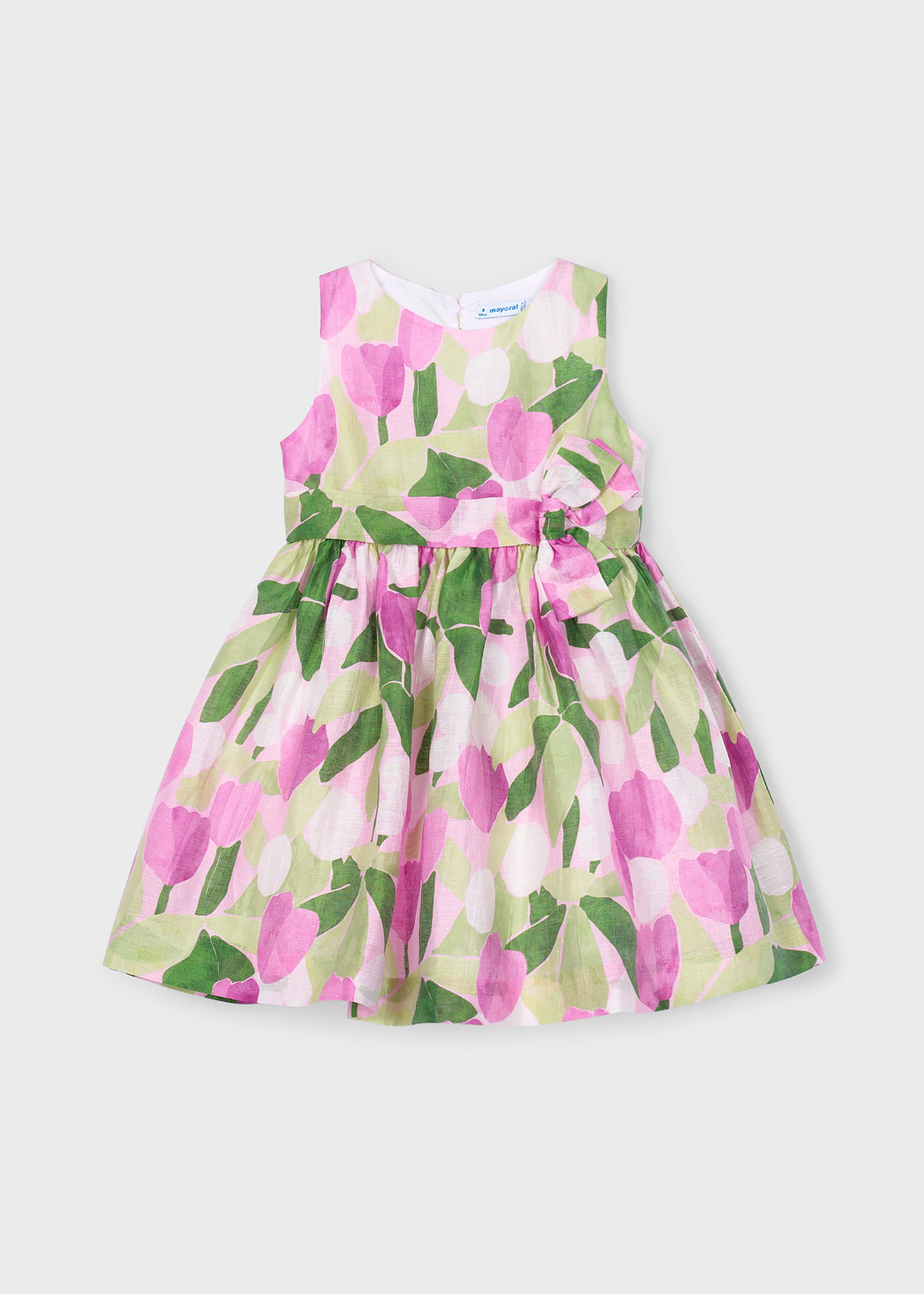 Robe imprimée fleurs fille