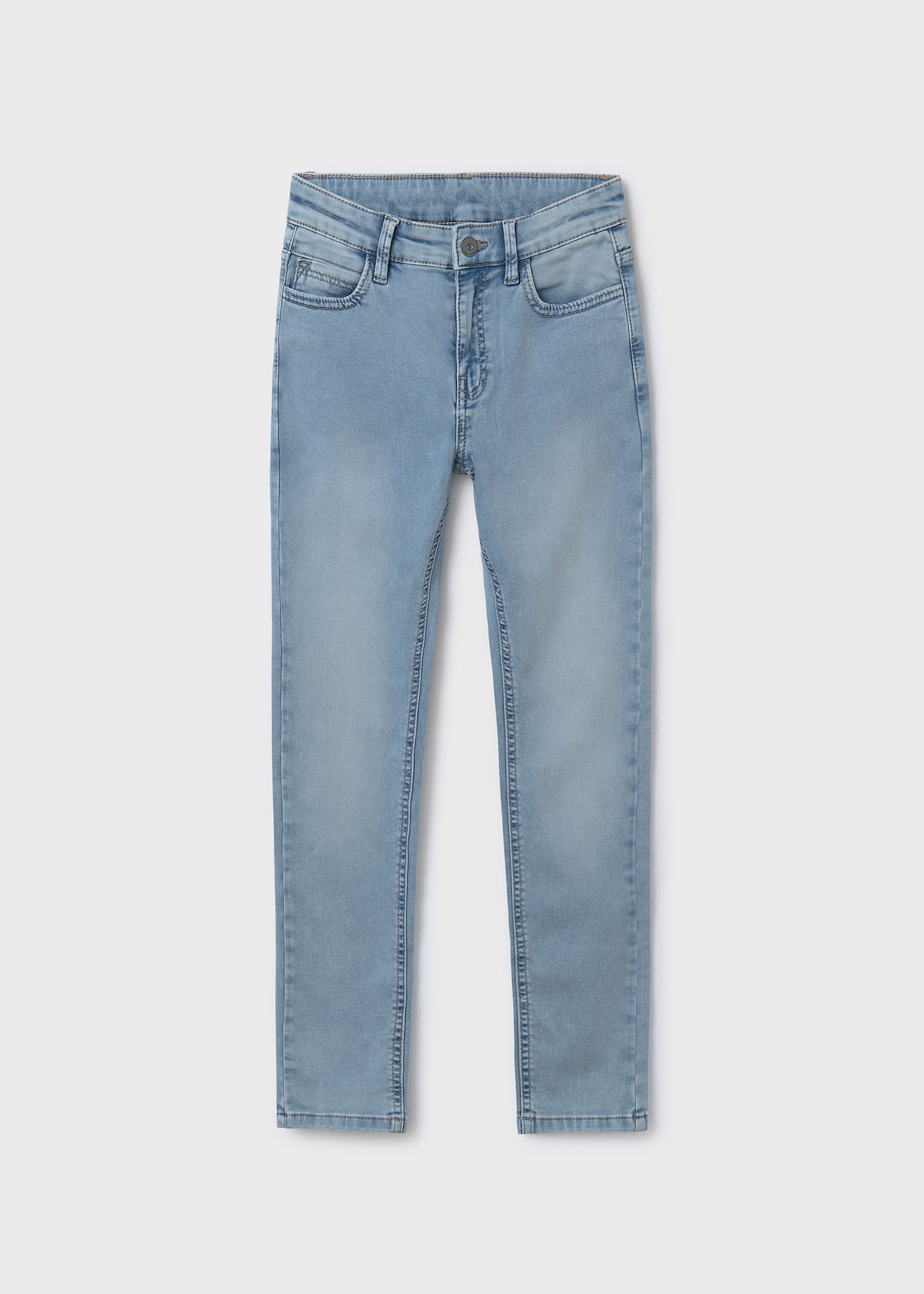 Jeanshose anliegend Teenager Jungen