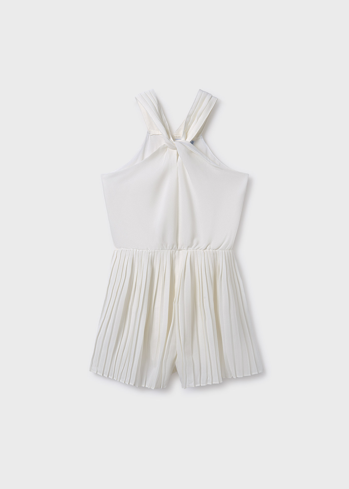 Girl Pleated Criss Cross Romper