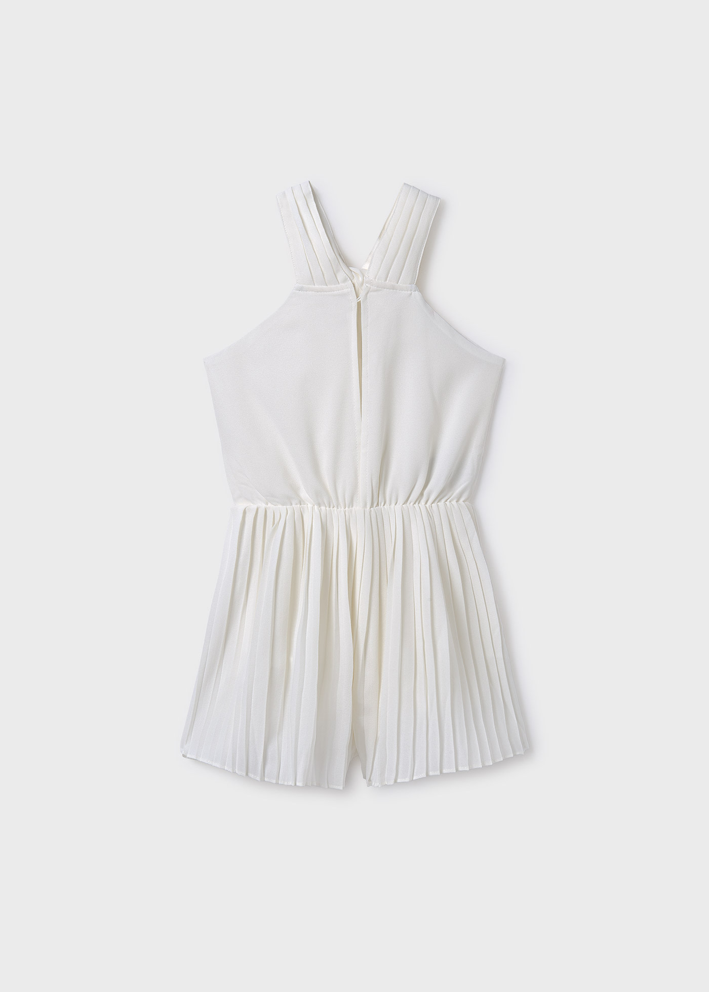 Girl Pleated Criss Cross Romper