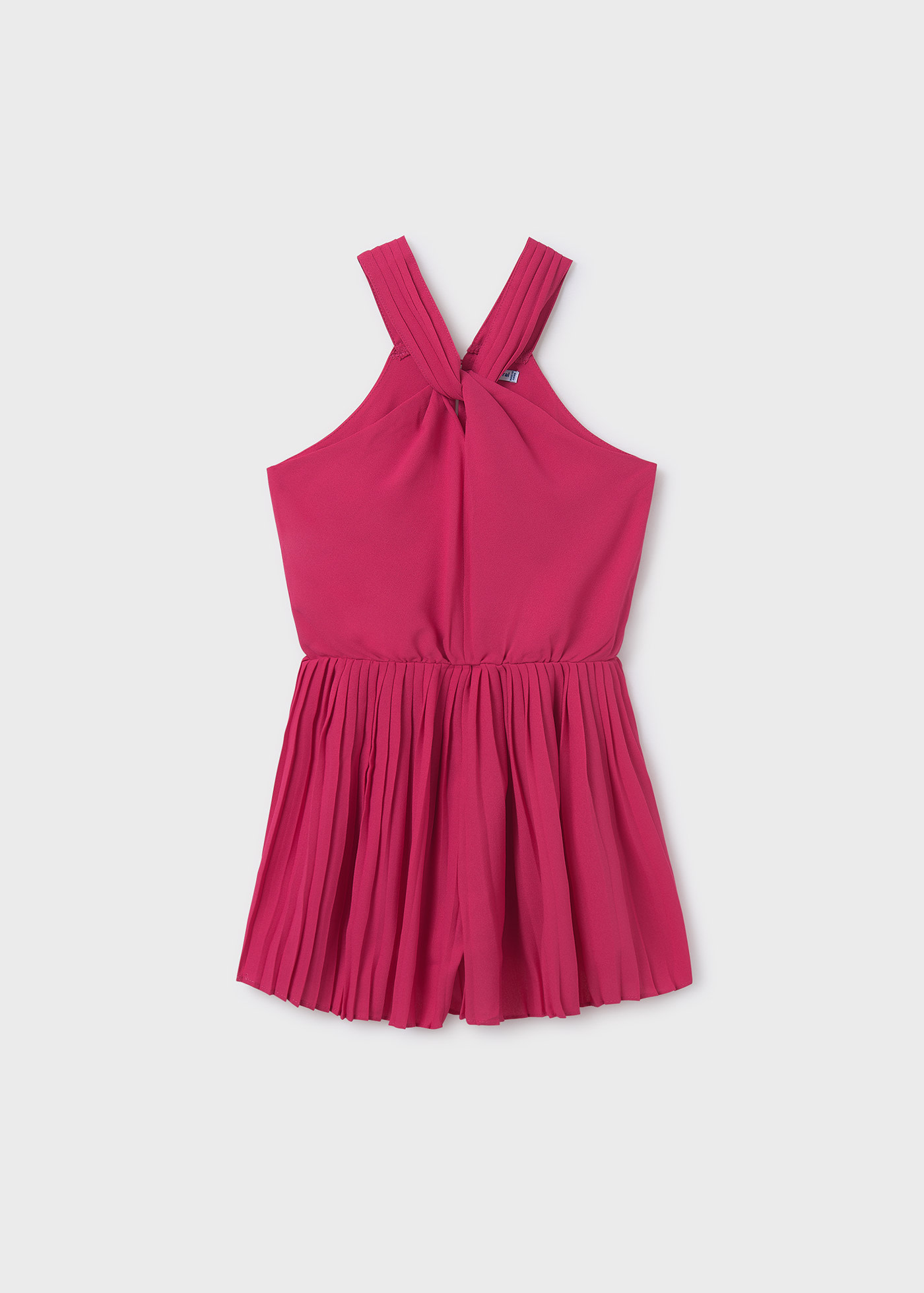 Girl Pleated Criss Cross Romper