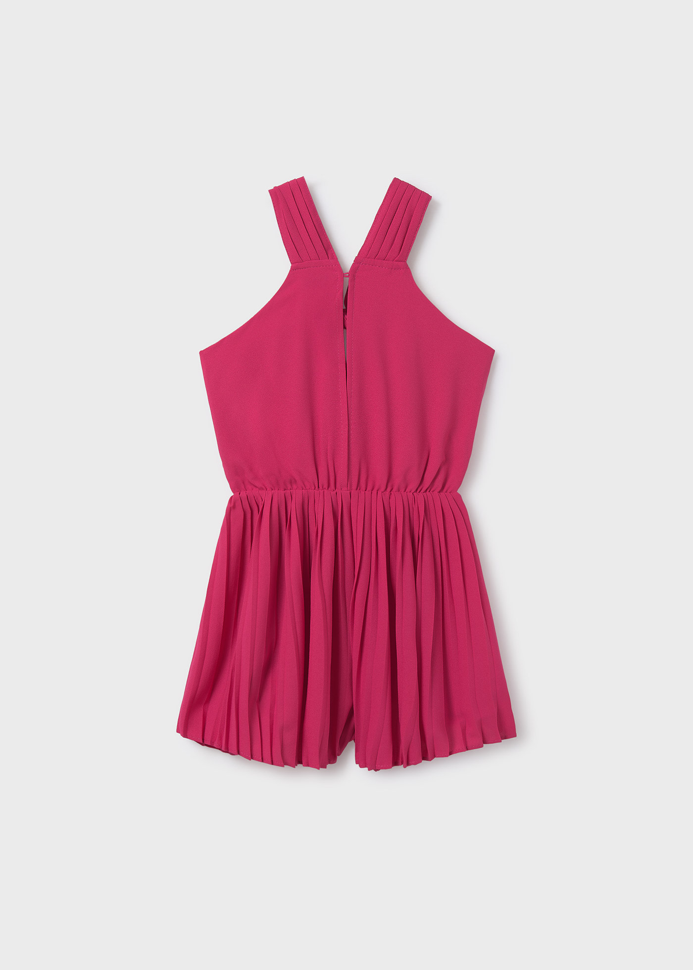 Girl Pleated Criss Cross Romper