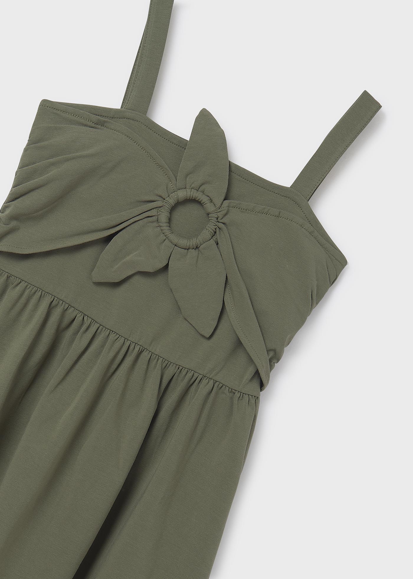 Rochie bretele flori fata