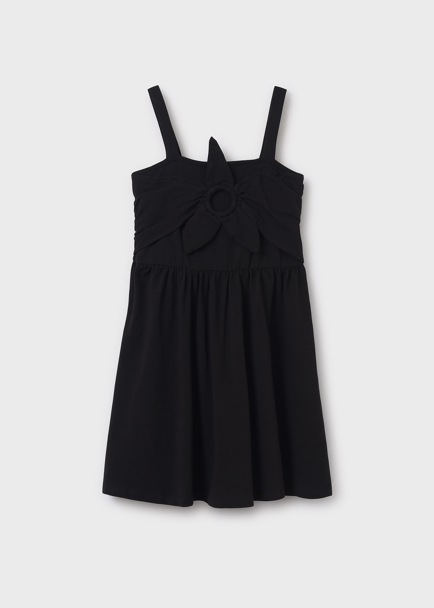 Vestito bretelle fiore ragazza