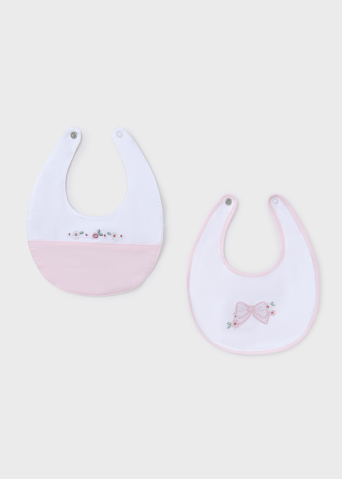 Set 2 bavaglini impermeabili neonato