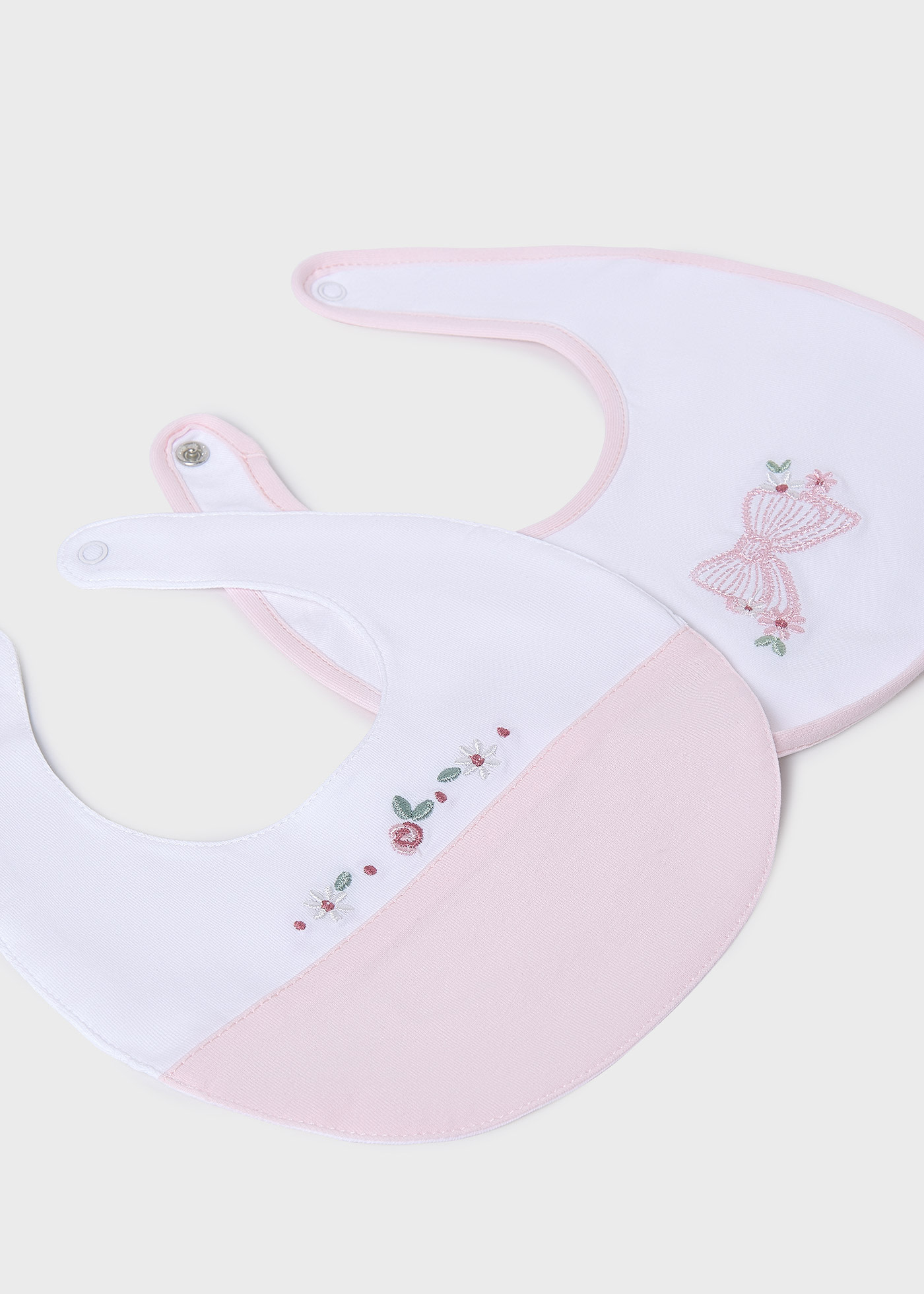 Set 2 bavaglini impermeabili neonato