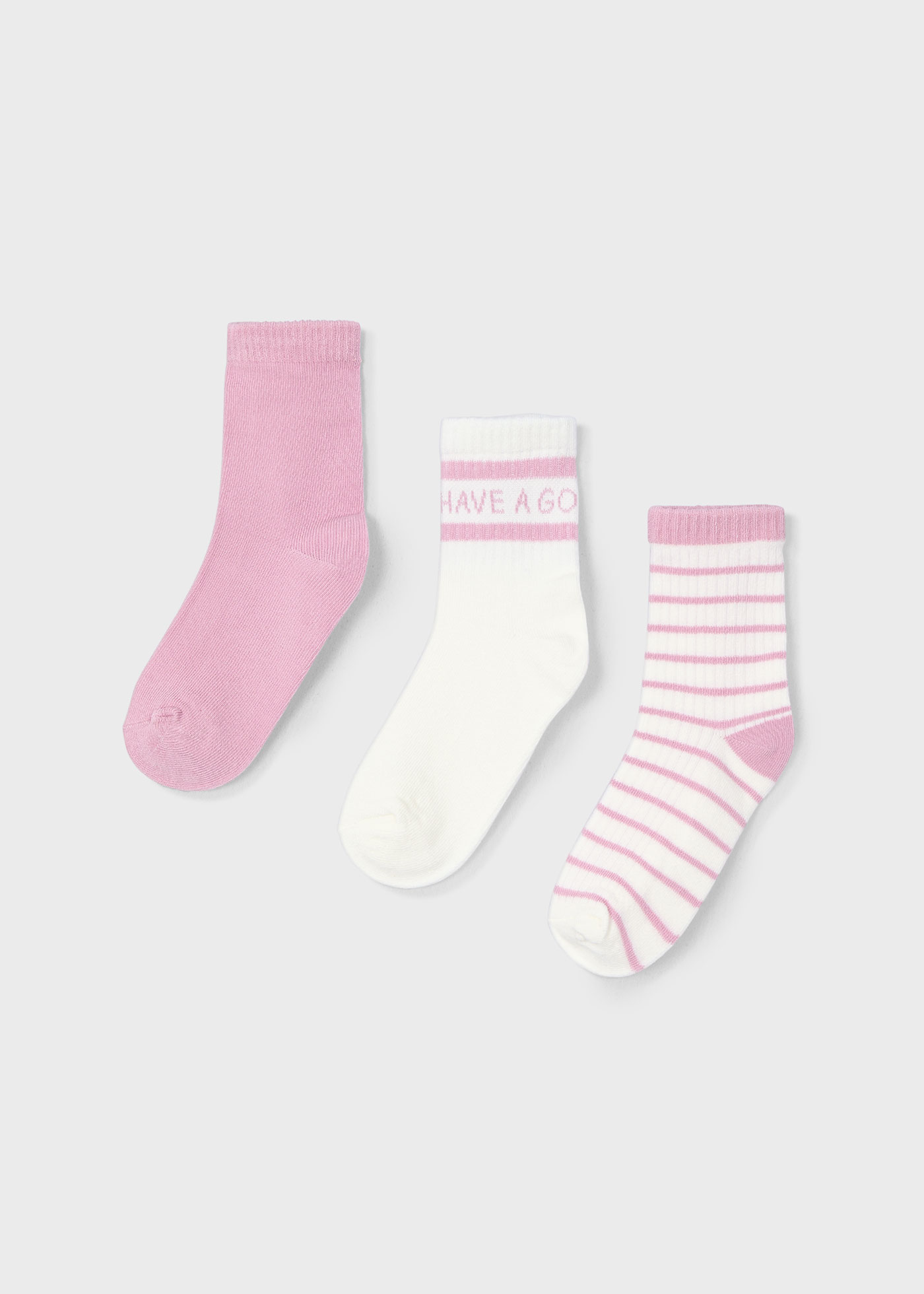 Lot de 3 chaussettes décontractées fille