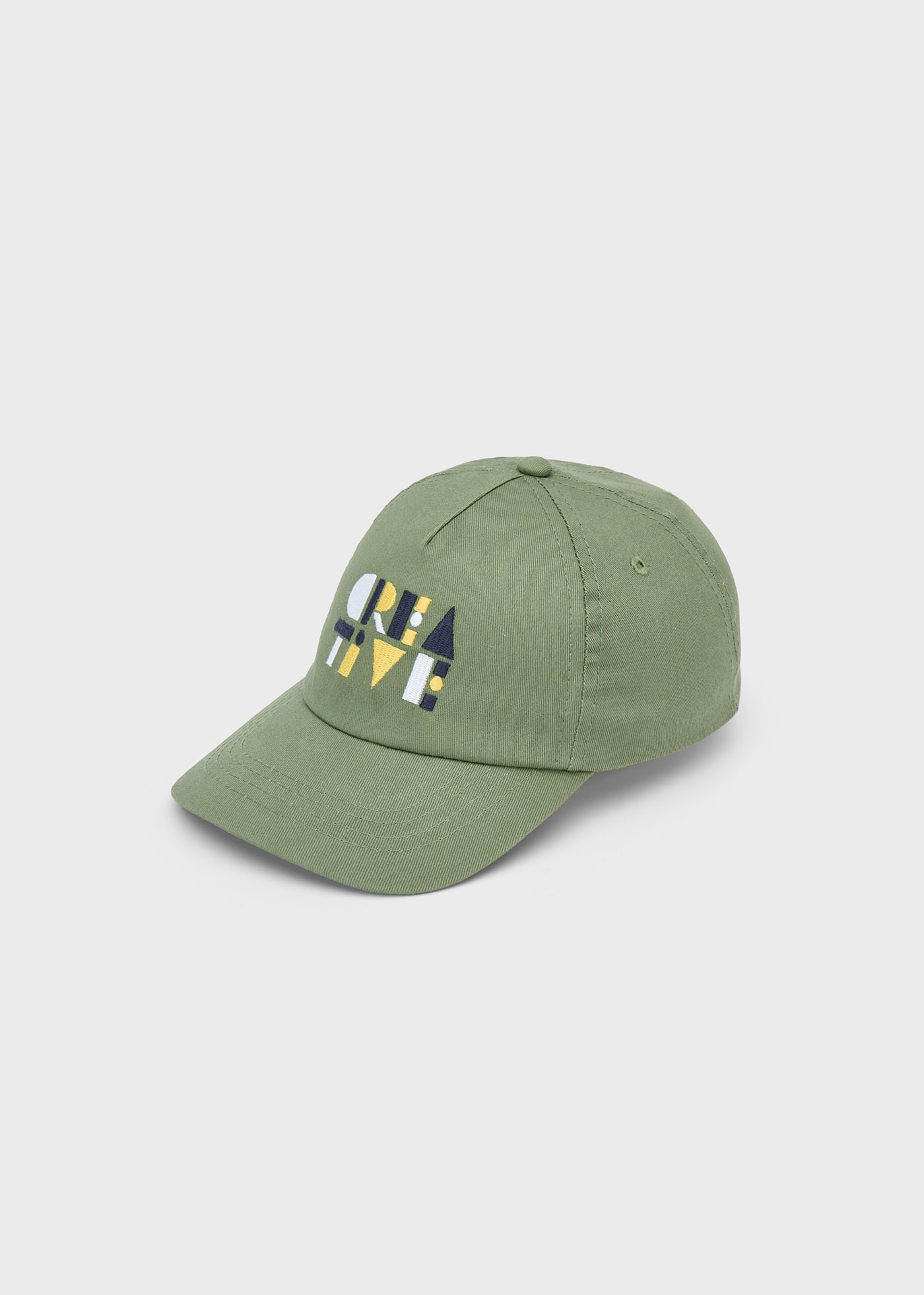 Boy embroidered text cap