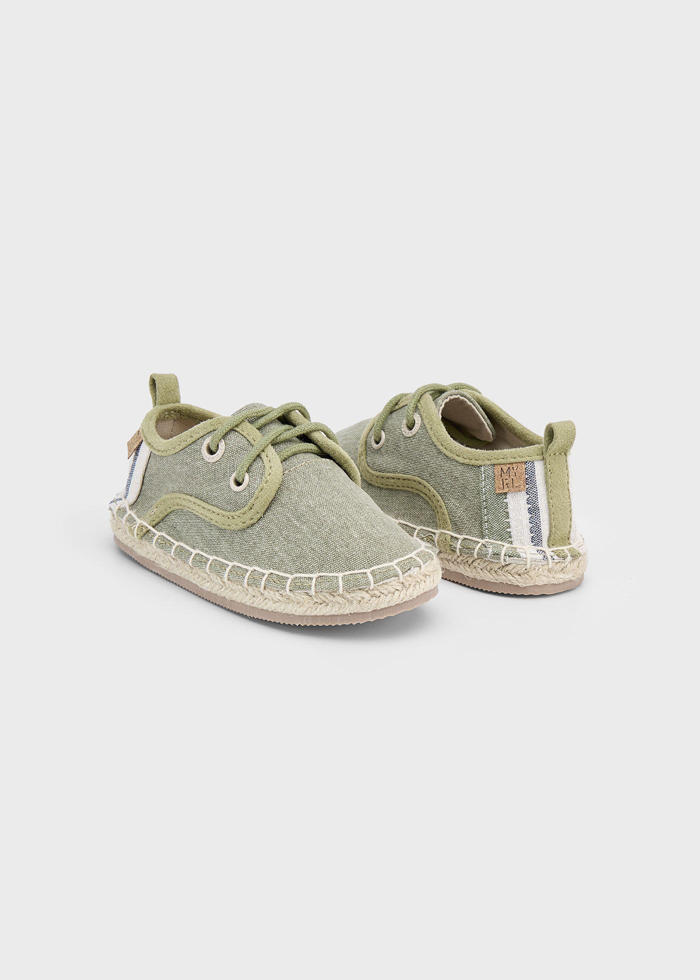 Espadrile cu sireturi bebe