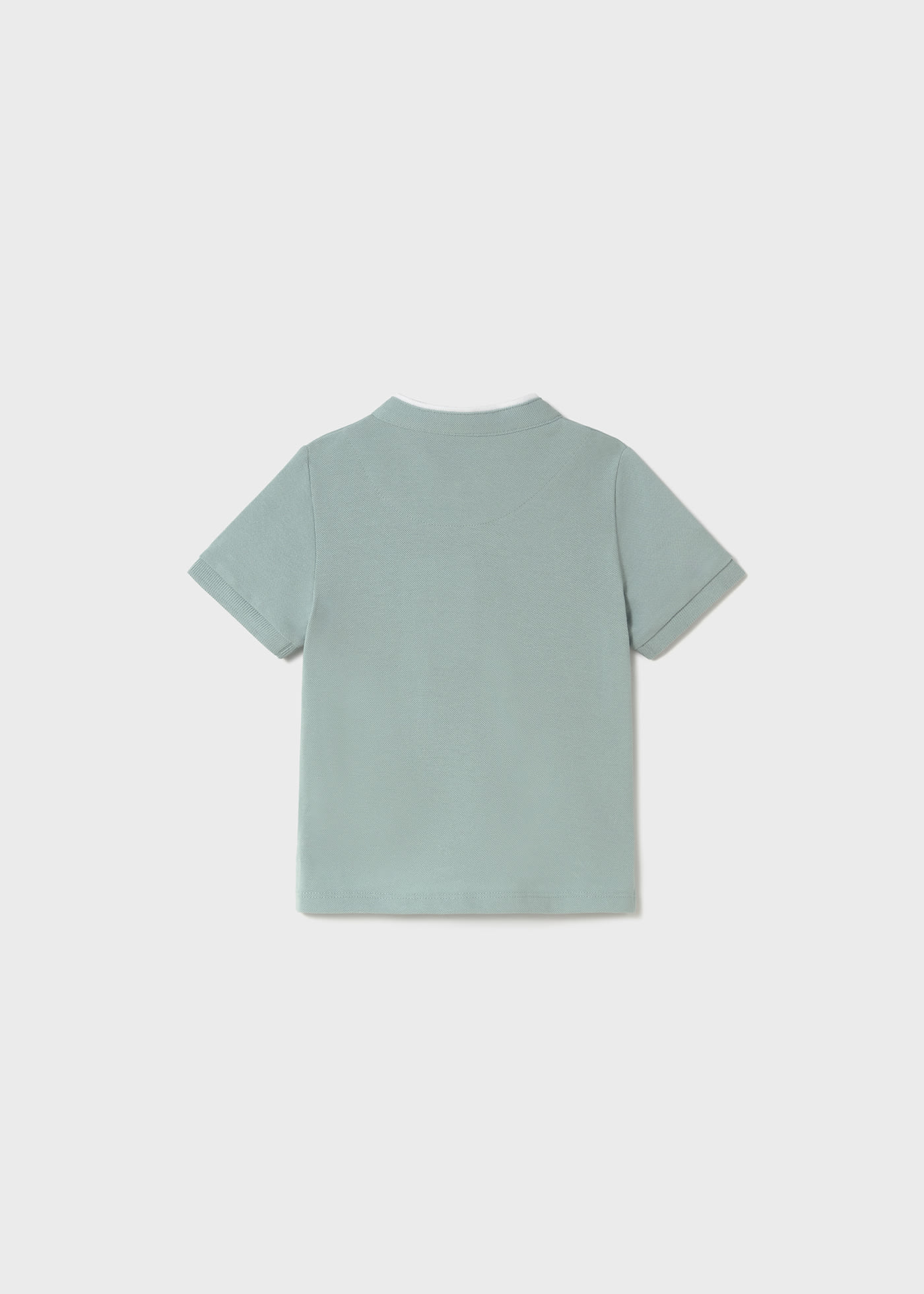 Polo semibasica collo alla coreana neonato