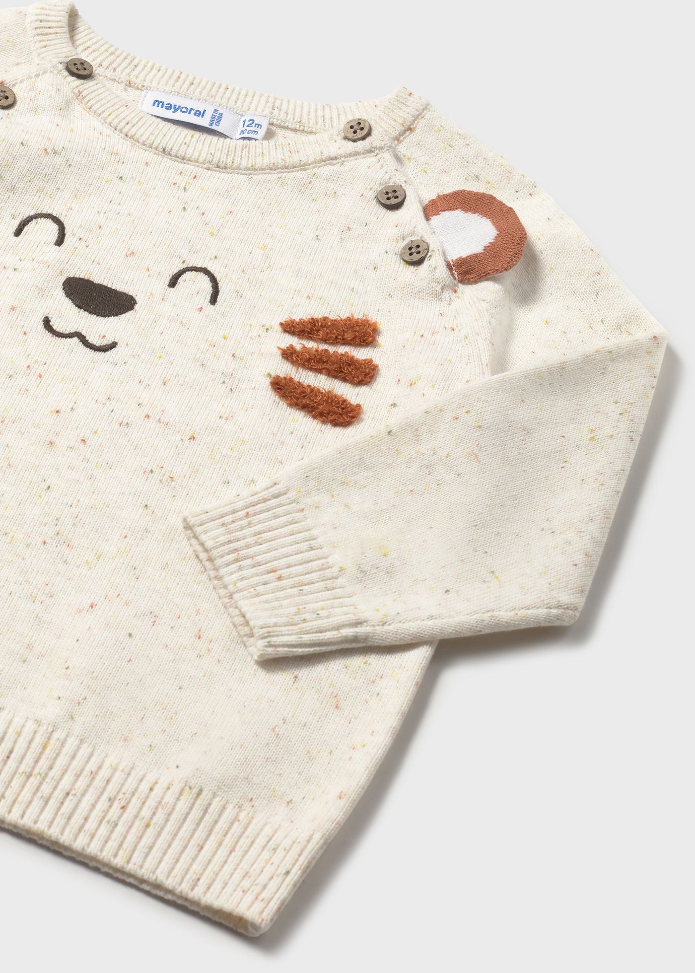 Sweter z tygrysem dla niemowlęcia