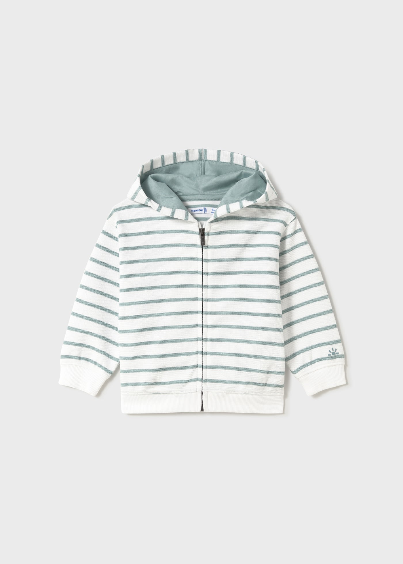 Chaqueta tricot rayas bebé