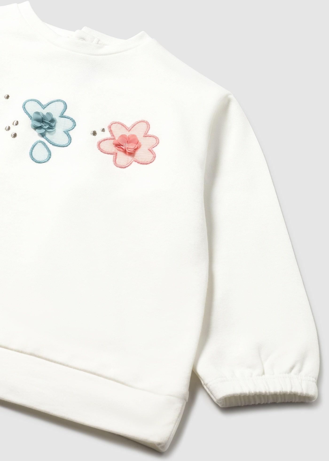 Dresowa bluza niemowlęca z haftem