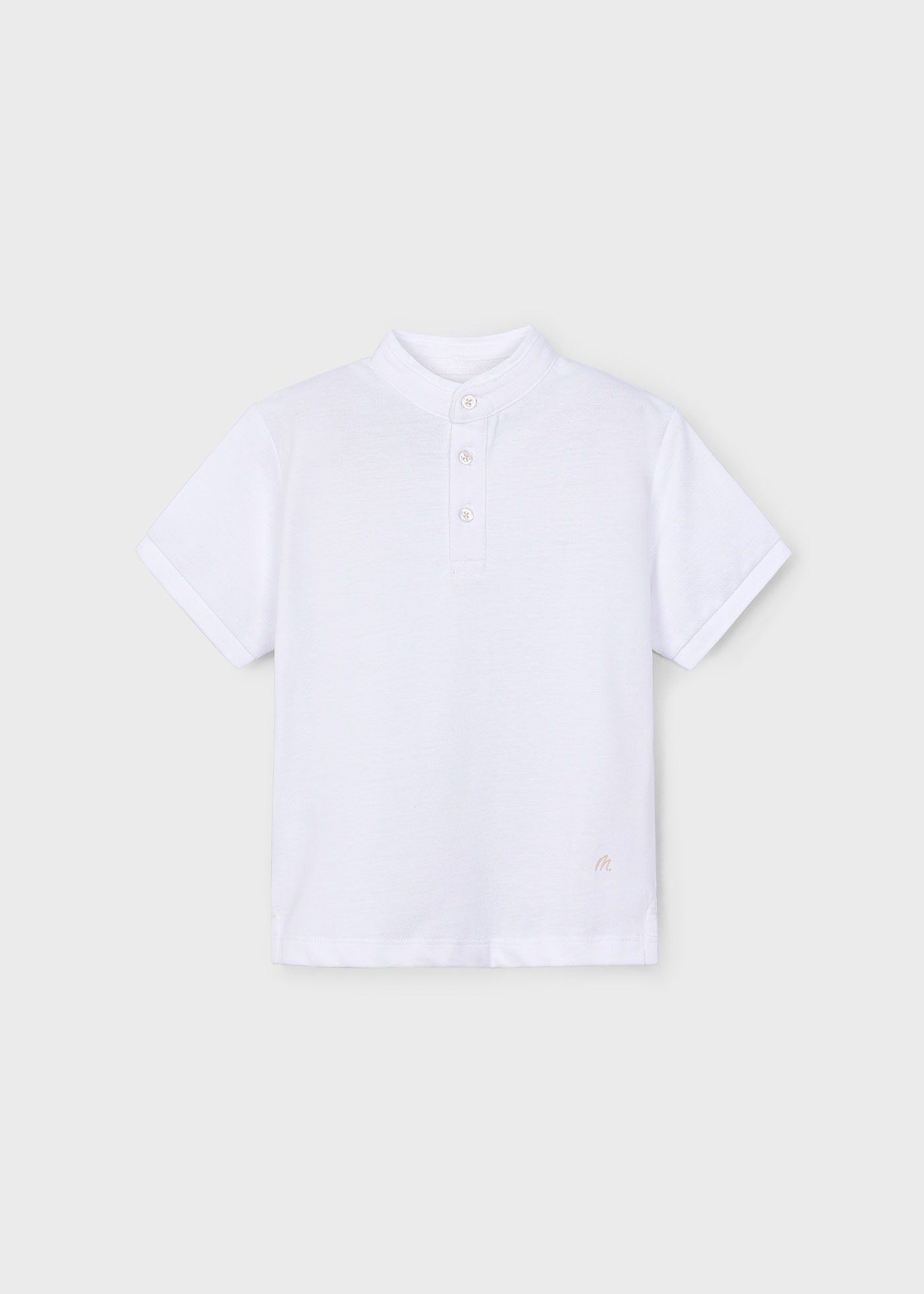 Polo piqué mao básico niño