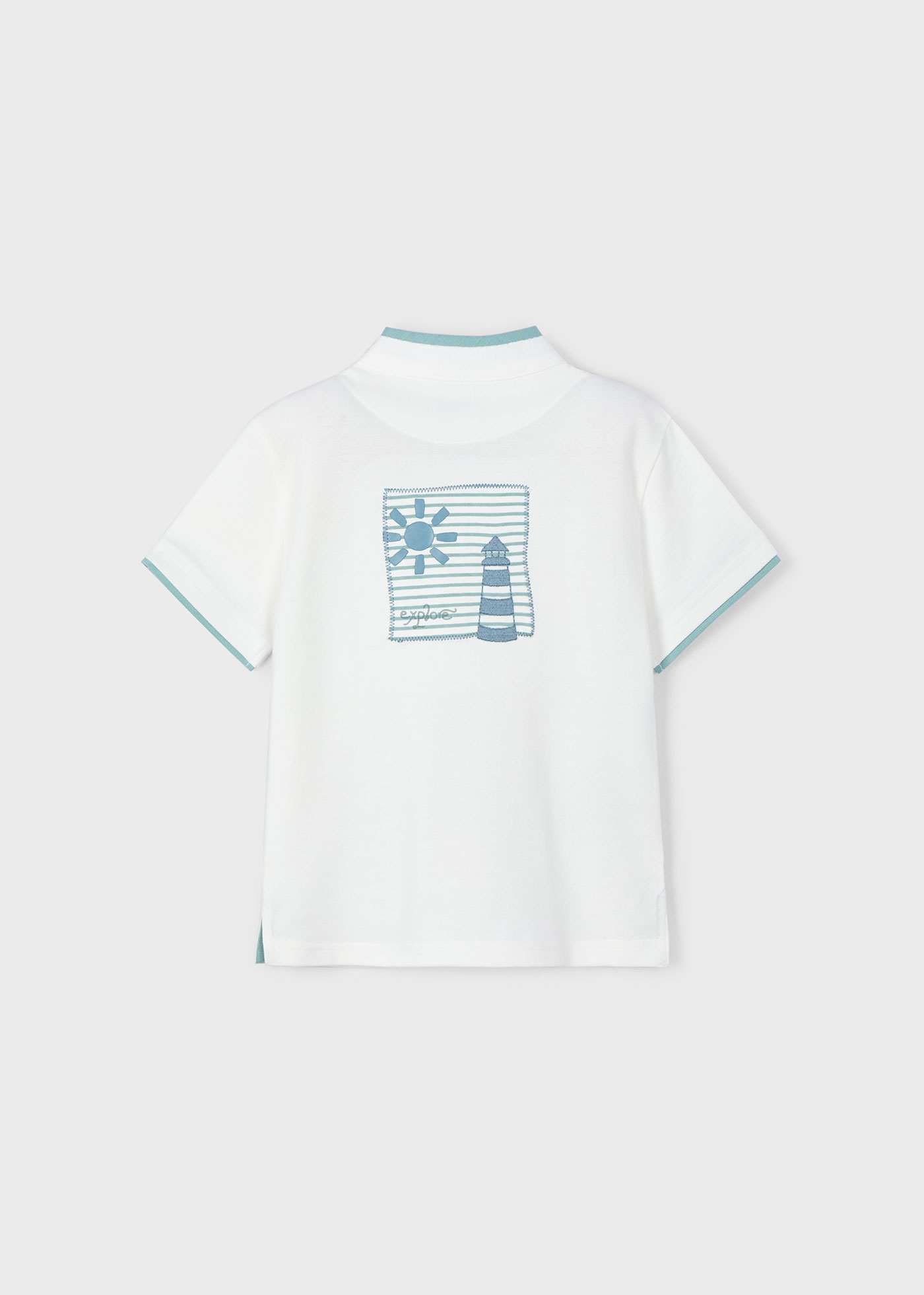 Polo granito contrastes niño