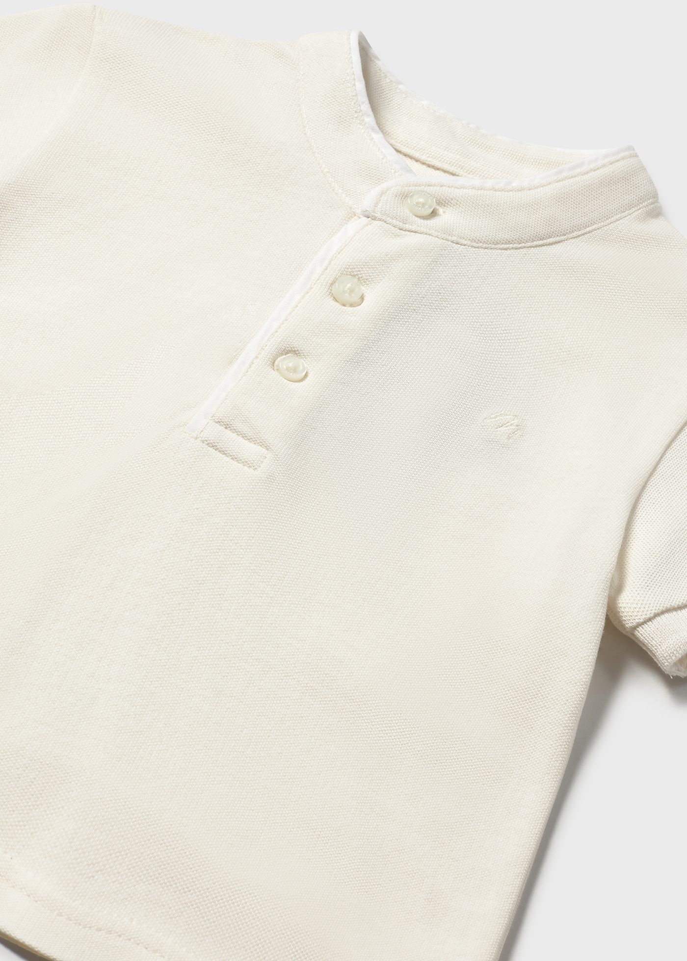 Baby mao collar polo shirt