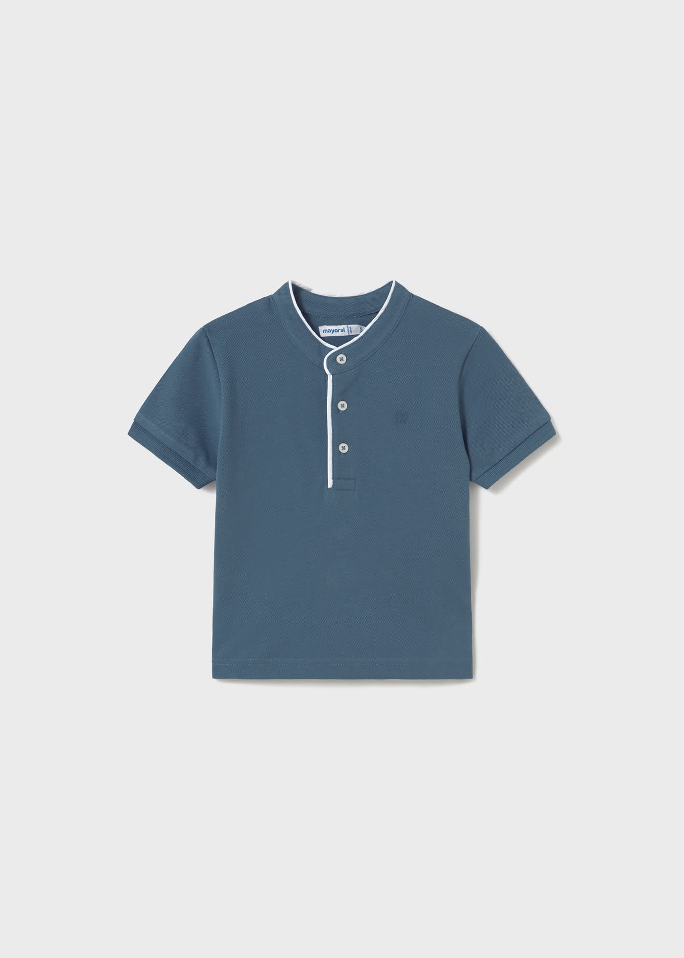 Baby mao collar polo shirt