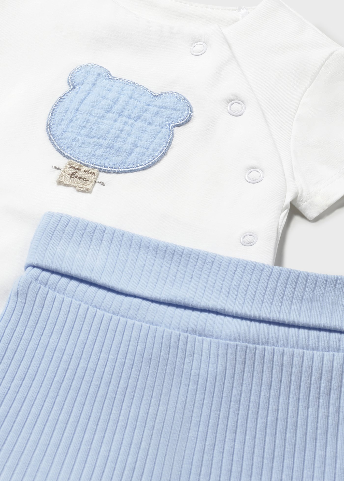 Set Shorts und T-Shirt Bärchen Neugeborene