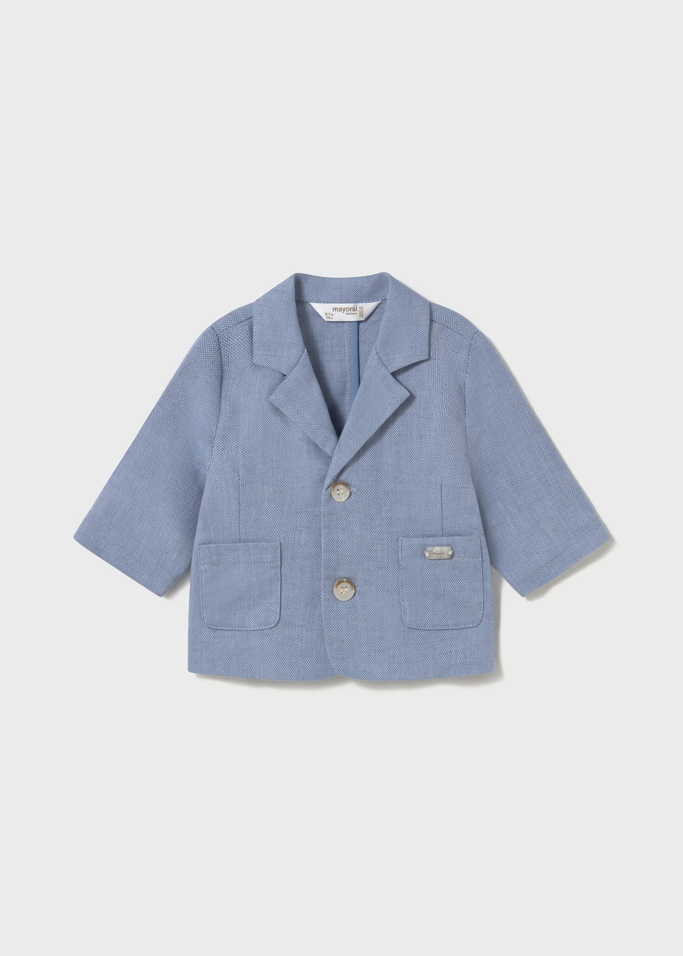 Giacca elegante lino neonato
