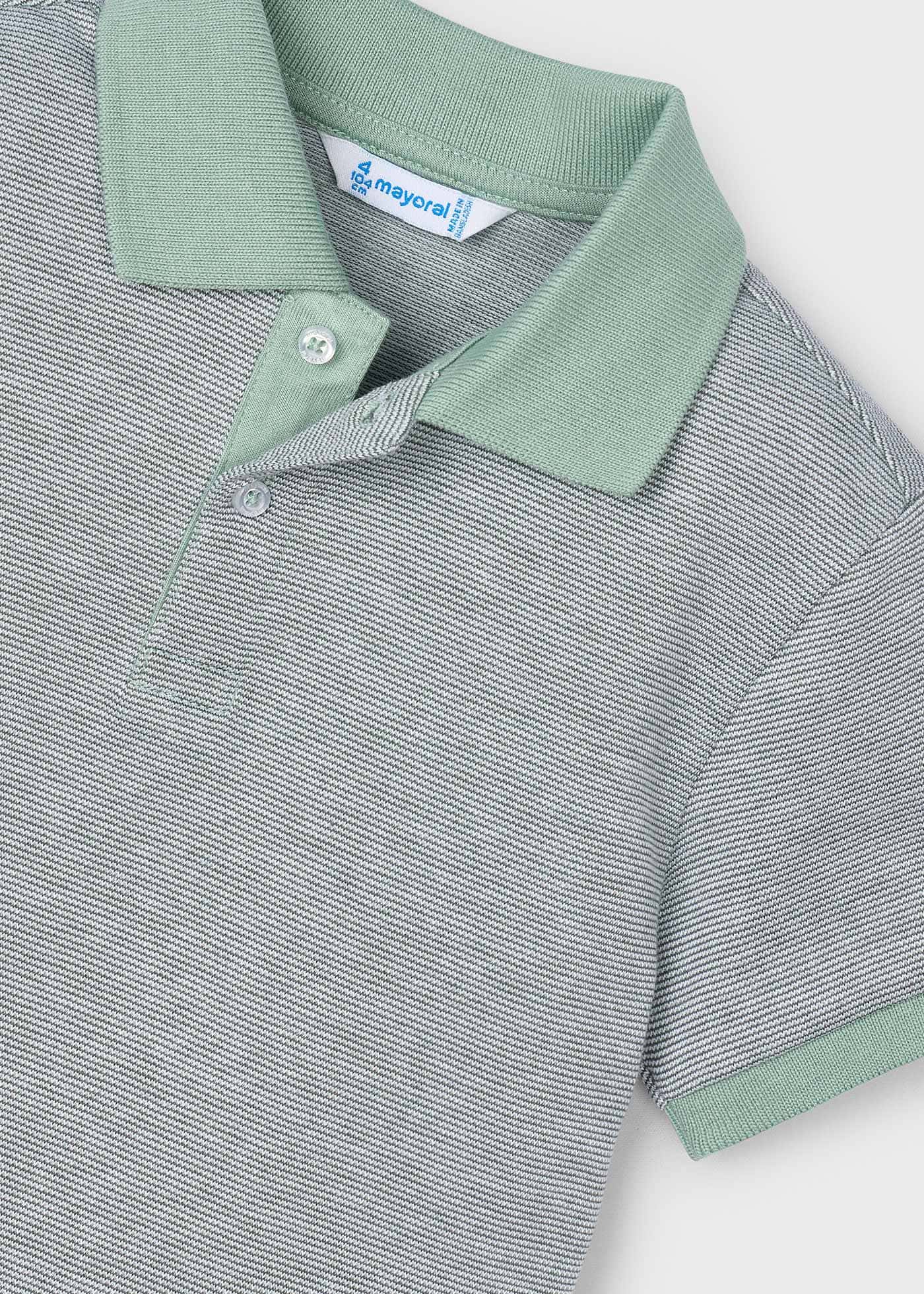 Boy Two-Tone Polo Shirt