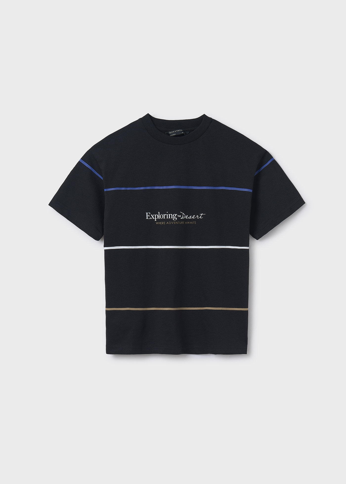 T-shirt riscas rapaz